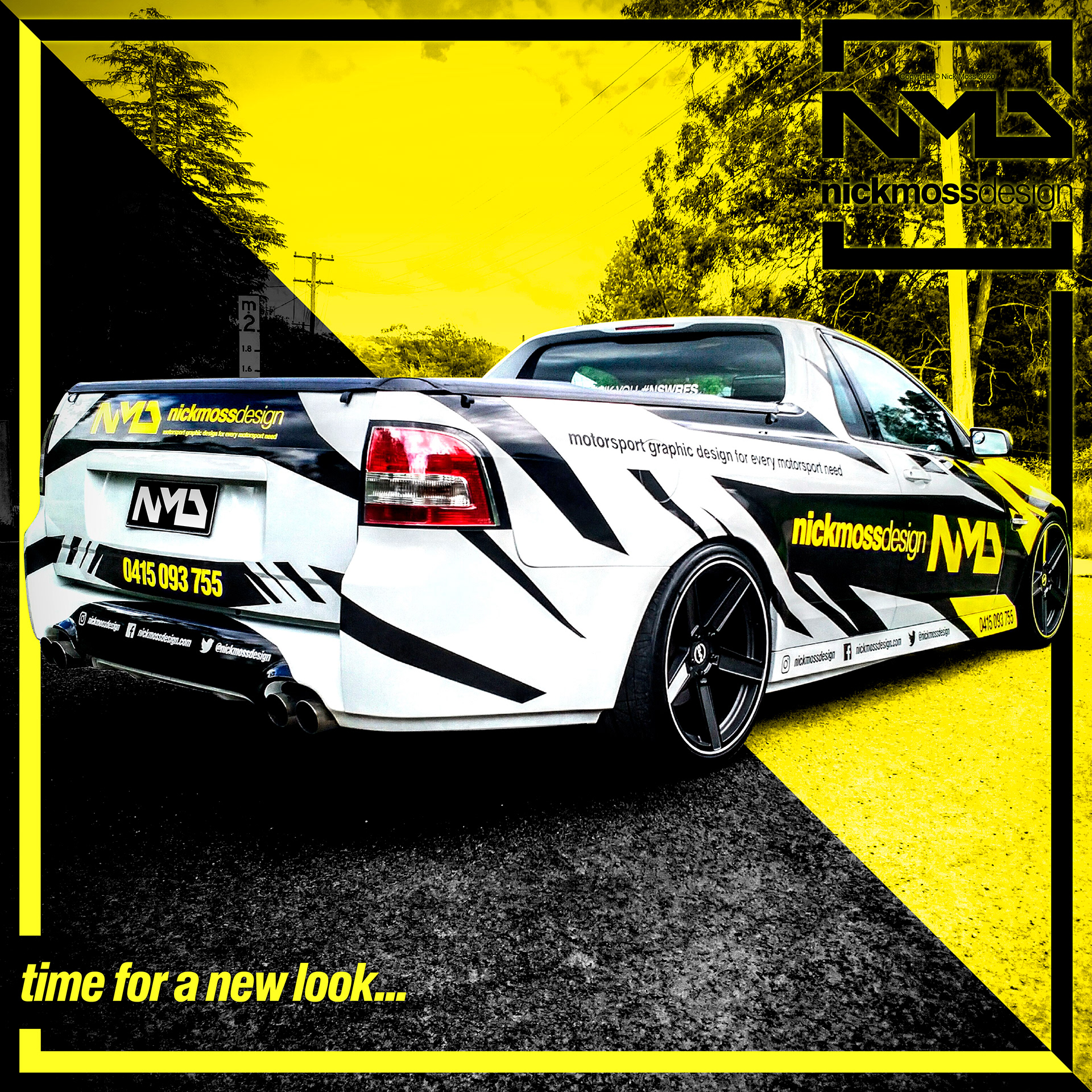 NMD nickmossdesign - Holden VE Commodore Ute 2020 Livery Design Pic