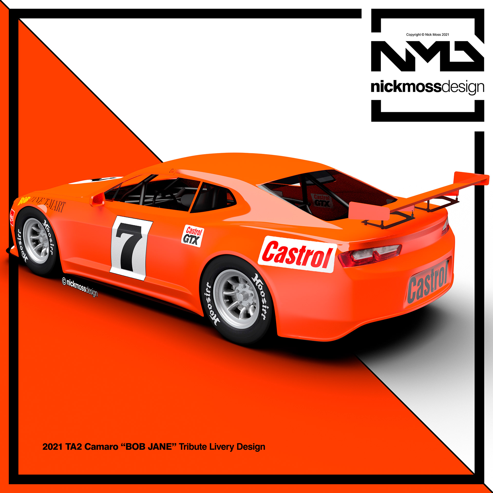 NMD nickmossdesign - BOB JANE TA2 Tribute Livery Design