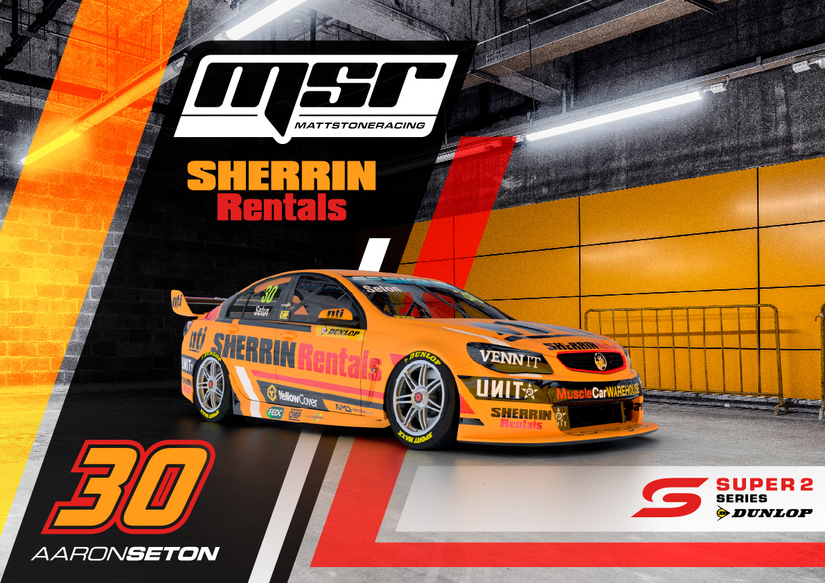 nickmossdesign - 2021 MATT STONE RACING SHERRIN RENTALS Supercars Poster Design