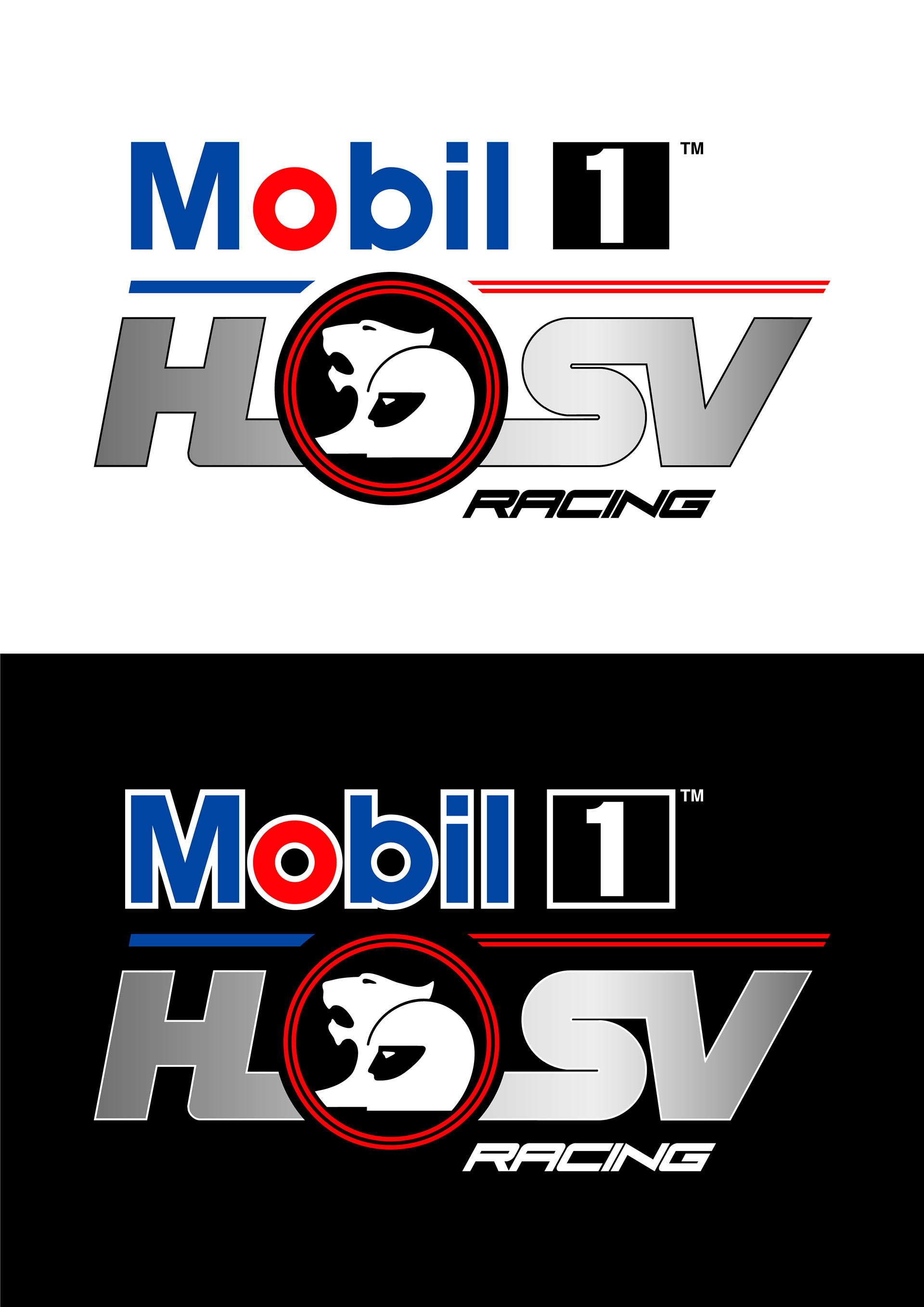 NMD nickmossdesign - MOBIL 1 HSV RACING Logo Design