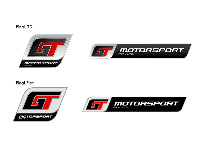 NMD nickmossdesign - GT MOTORSPORT Logo Design