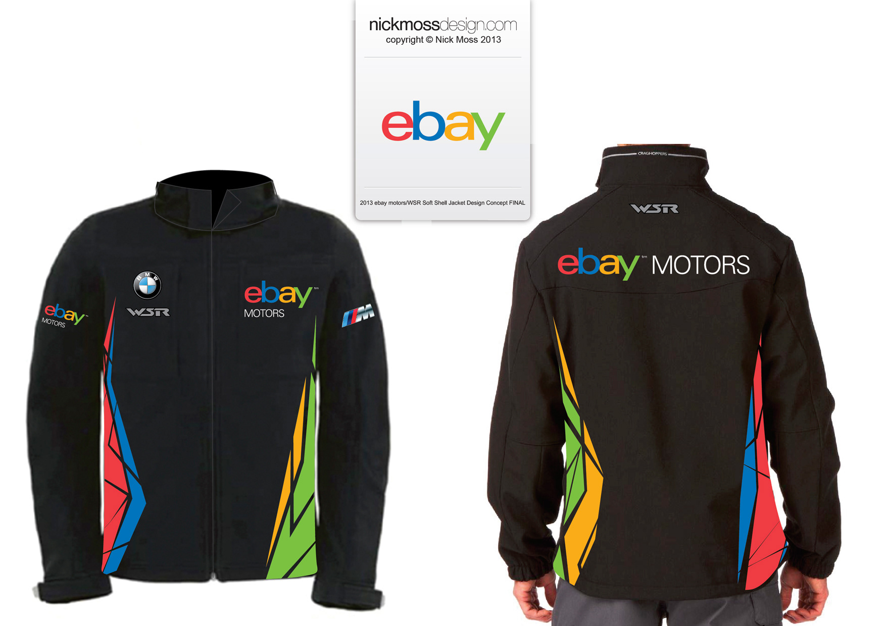 nickmossdesign - 2013 WEST SURREY RACING BMW EBAY MOTORS BTCC MERCHANDISE DESIGN