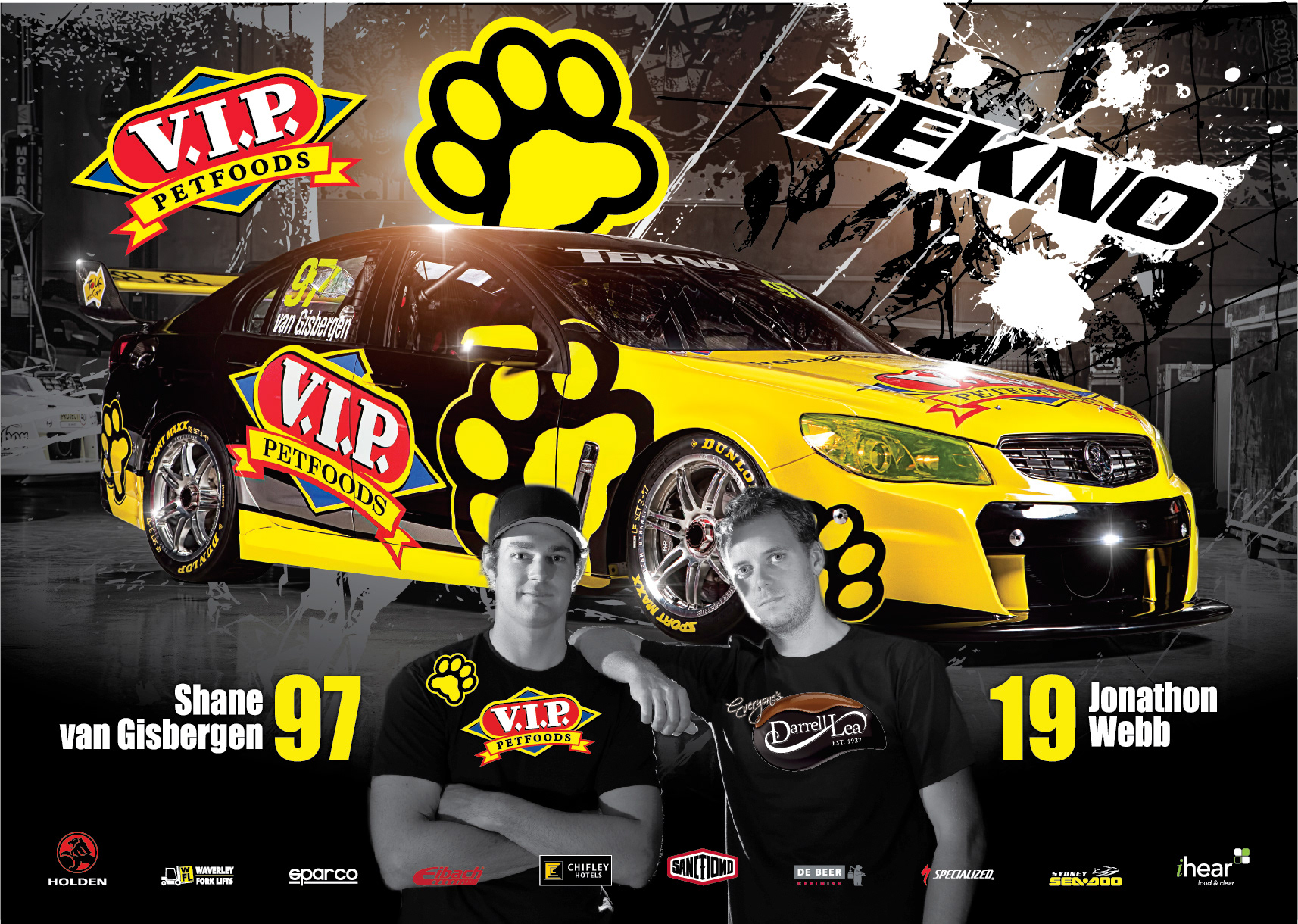 nickmossdesign - 2013 TEKNO VIP PETFOODS SUPERCAR POSTER DESIGN