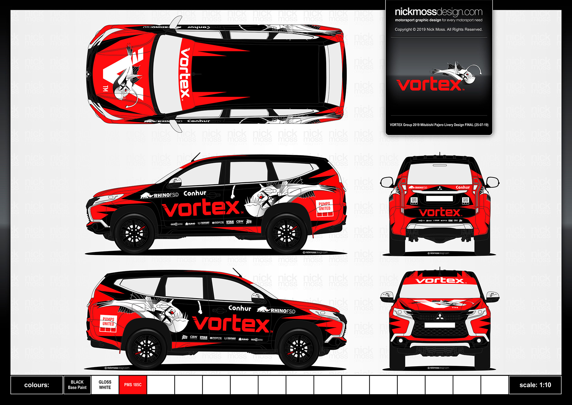 NMD nickmossdesign - VORTEX Fleet Livery Design