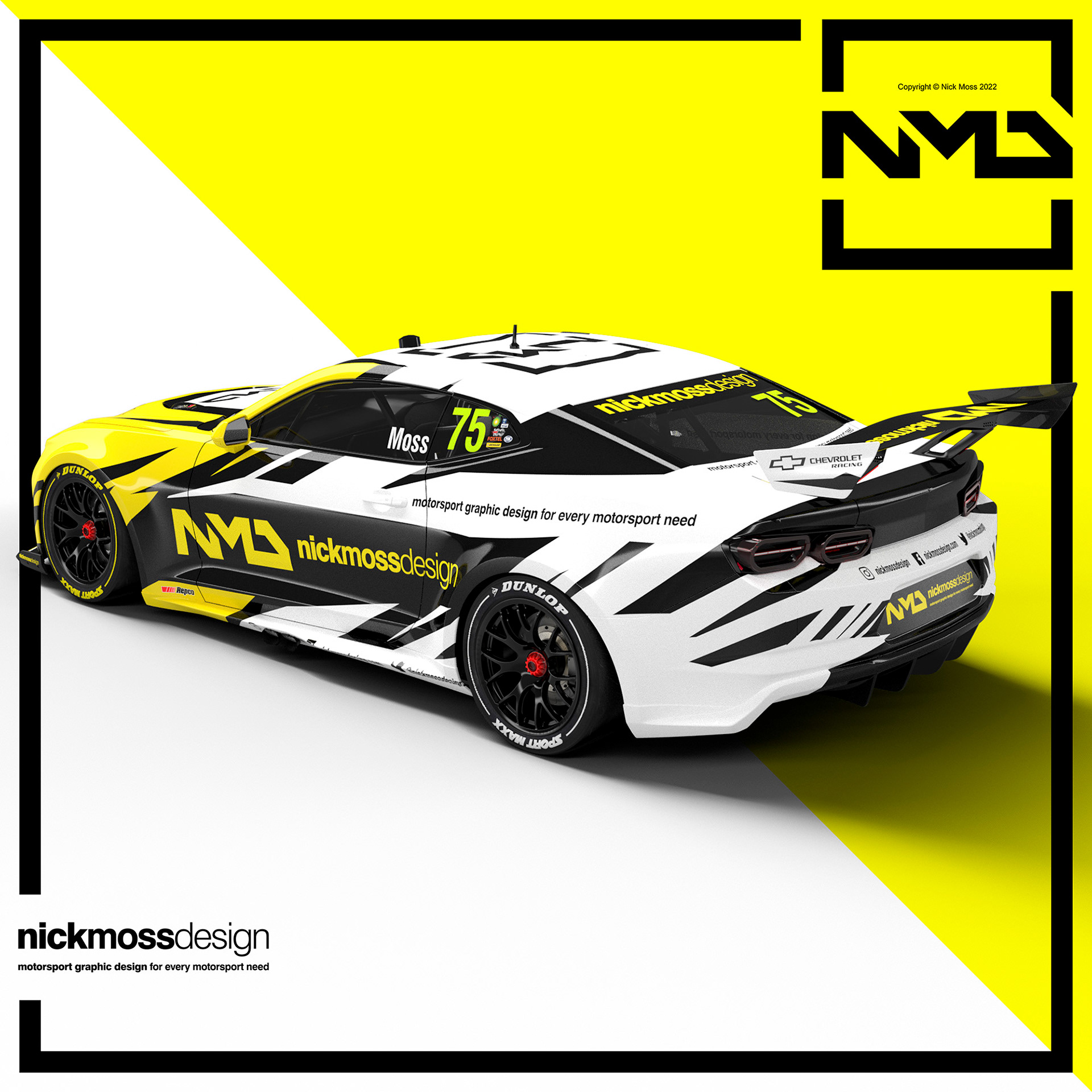 NMD nickmossdesign - Chev Camaro GEN3 Supercar 2023 Update
