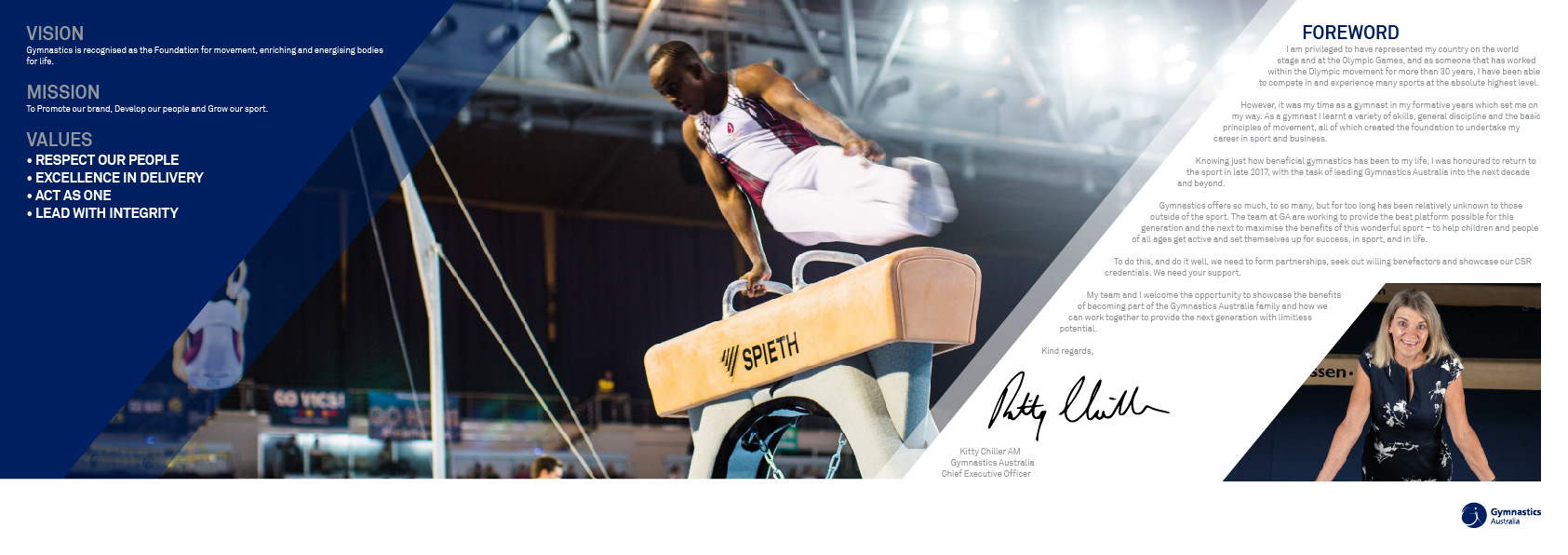 NMD nickmossdesign - GYMNASTICS AUSTRALIA Prospectus Design