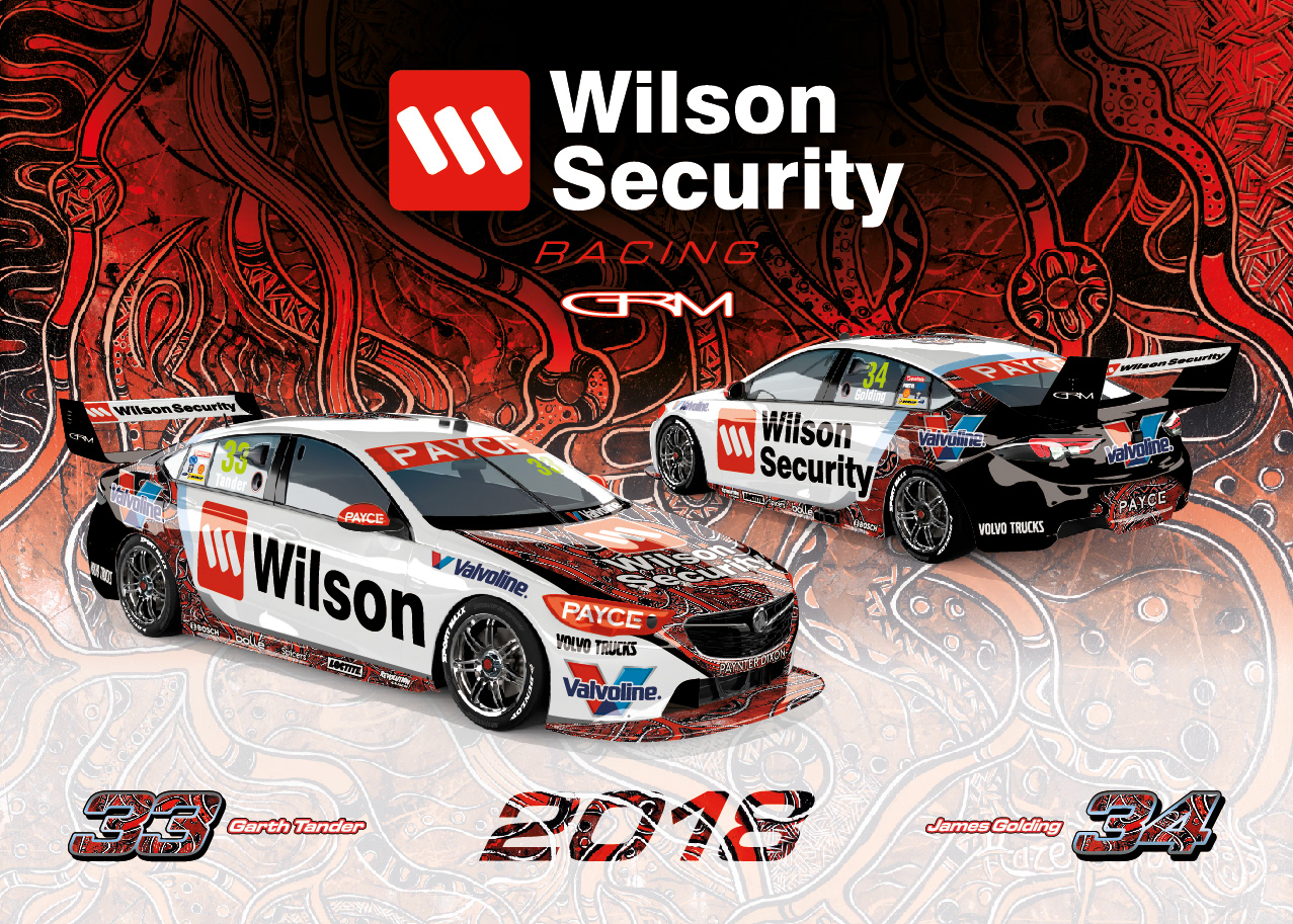 NMD nickmossdesign - 2018 Garry Rogers Motorsport Wilson Security Valvoline ZB Holden Livery Design