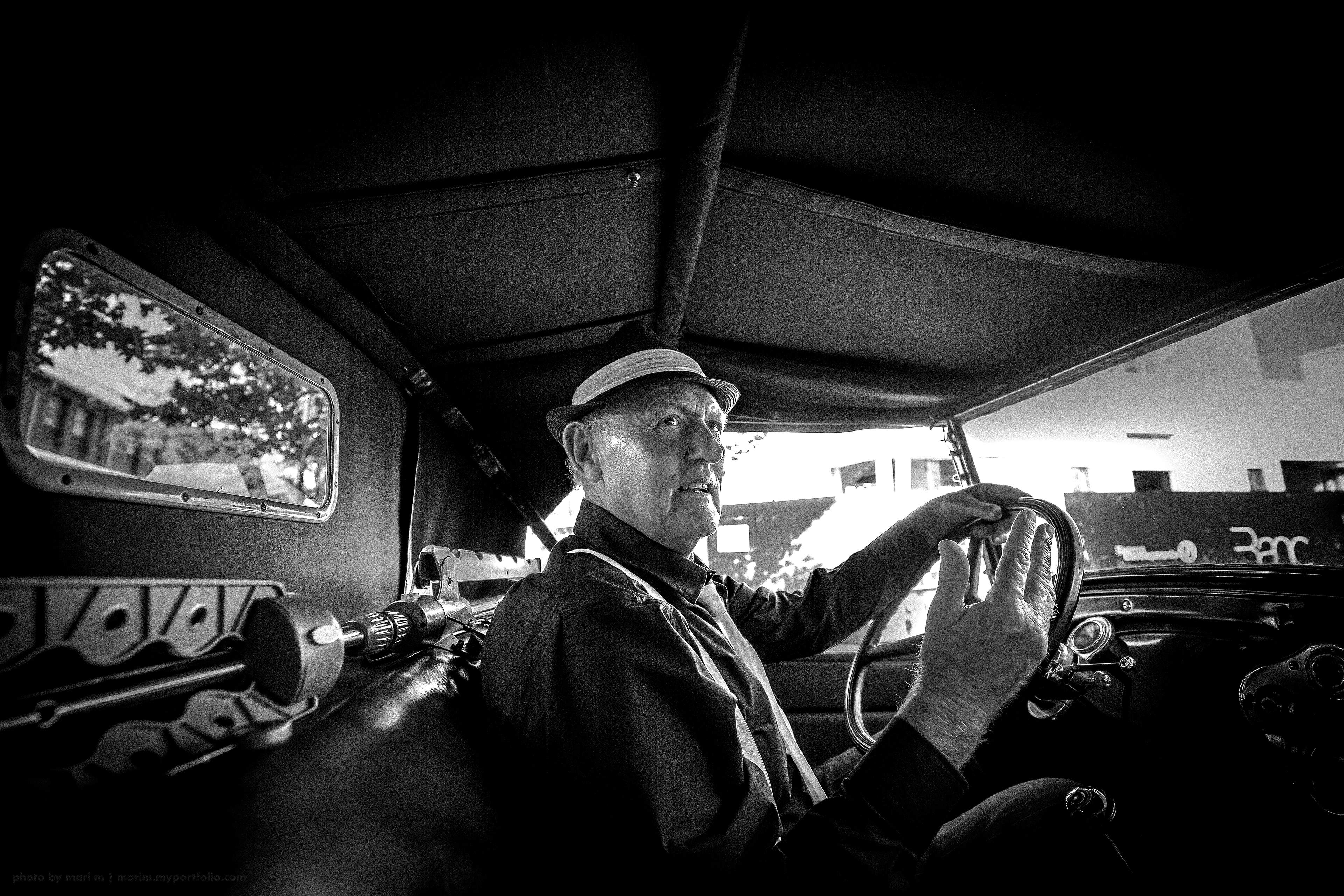Photographed by me at his car show in 2017