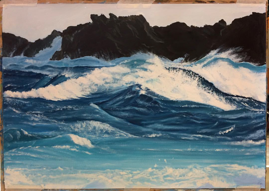 Oil painting from photo