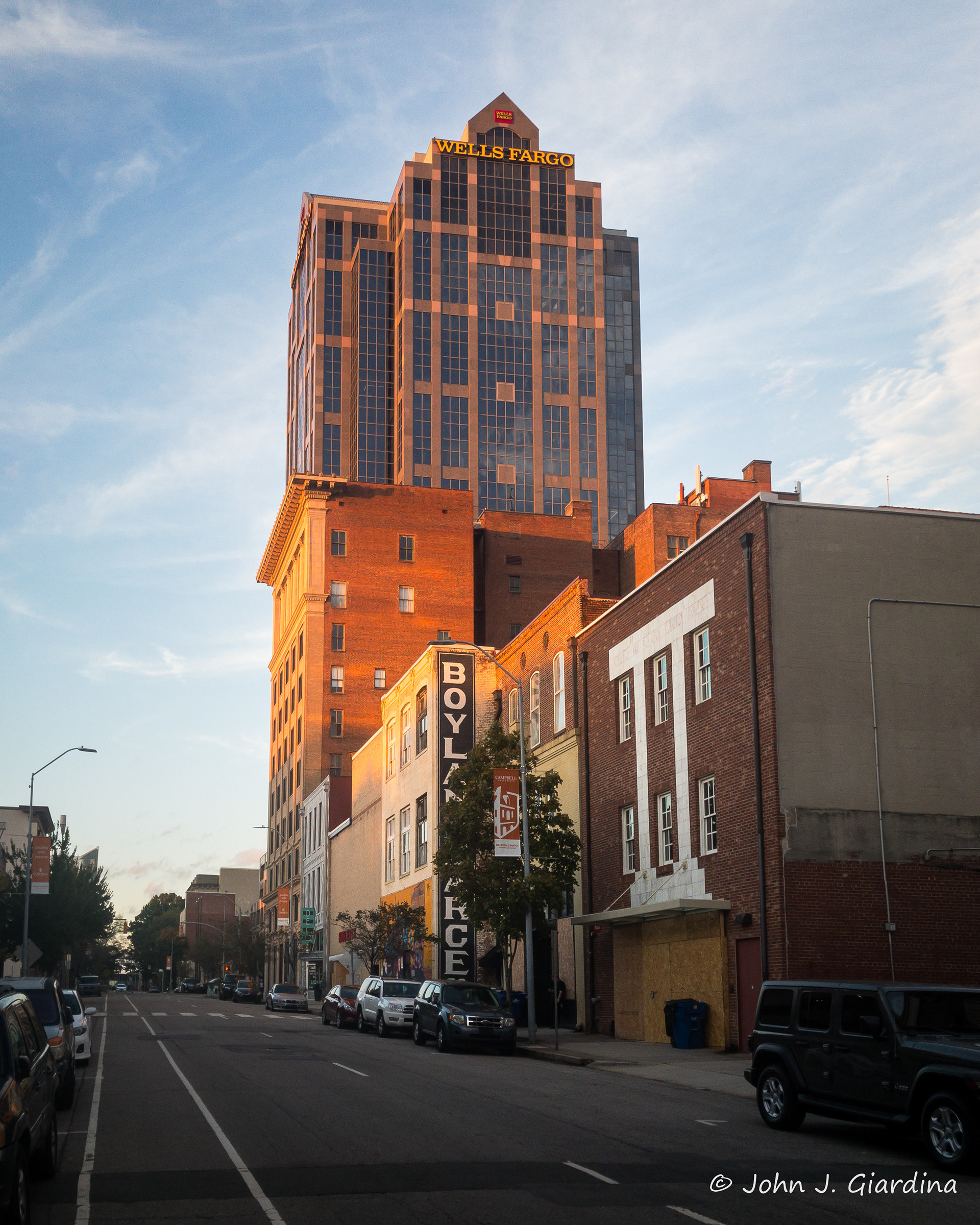 Evening on South Salisbury Street