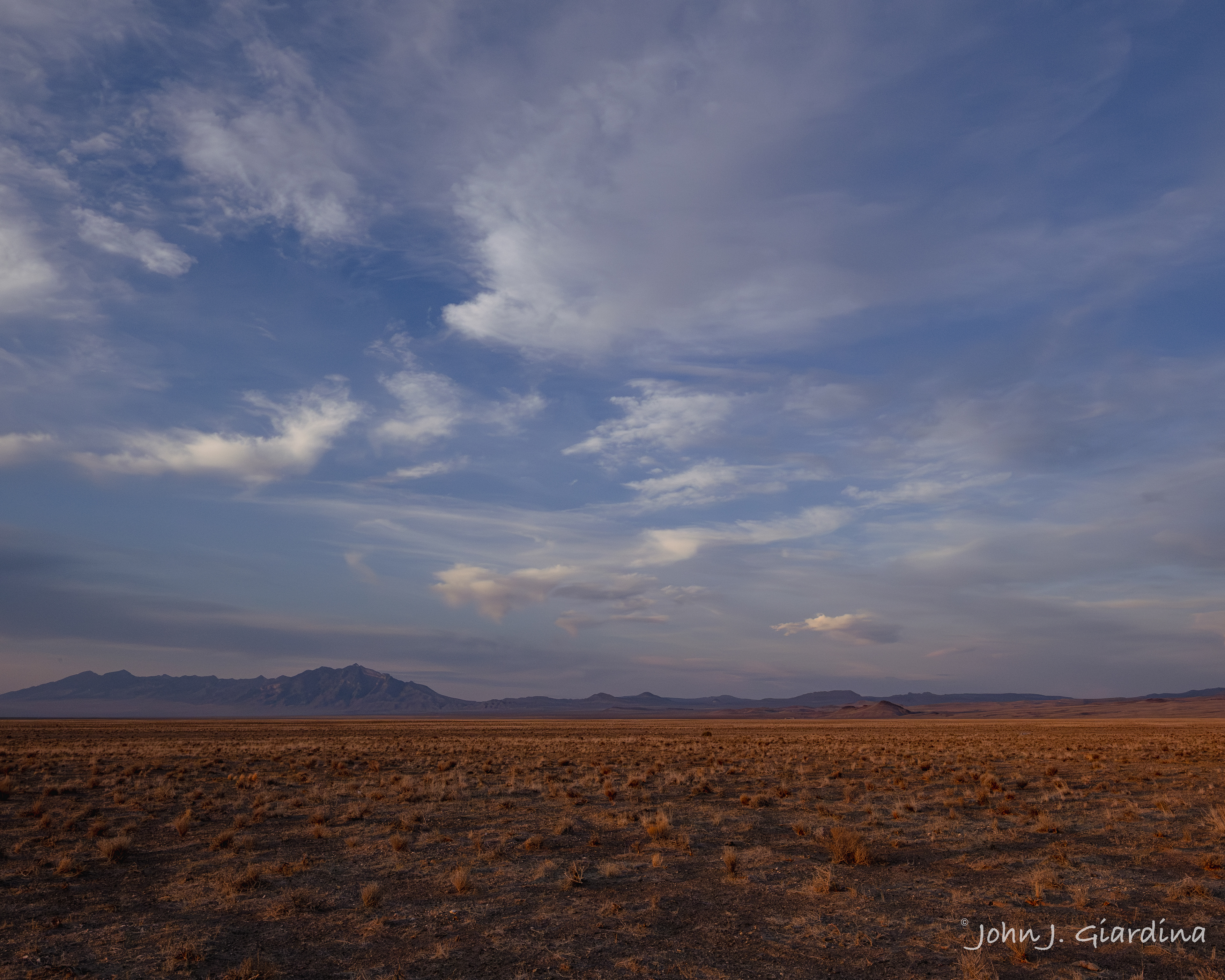 Desert View of the Worthington Mountains