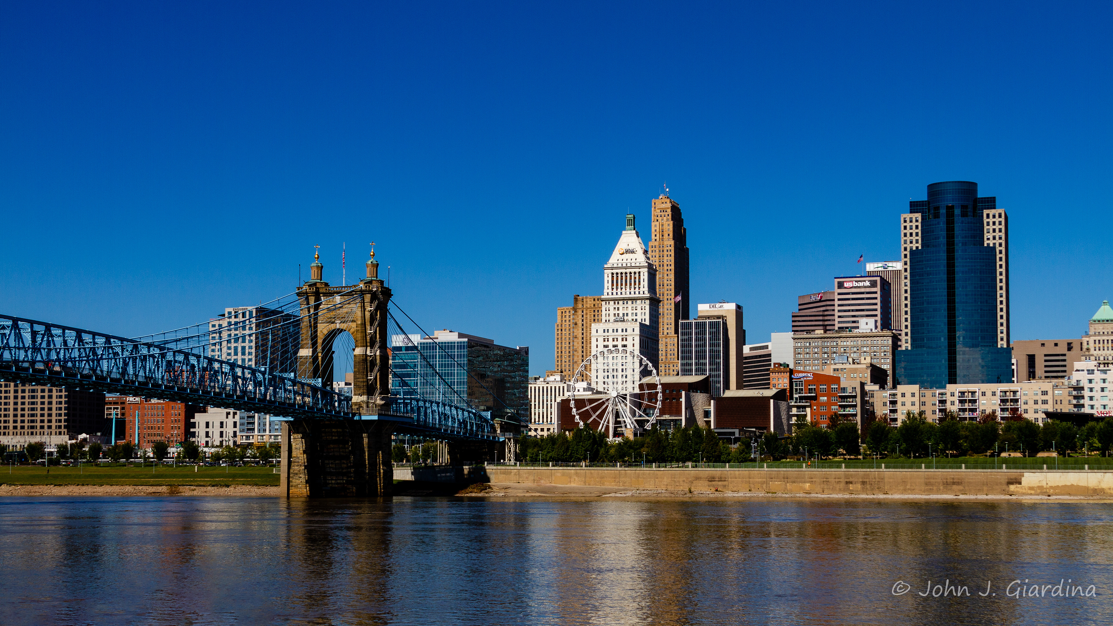 Cincinnati Skyline from Covington, KY
