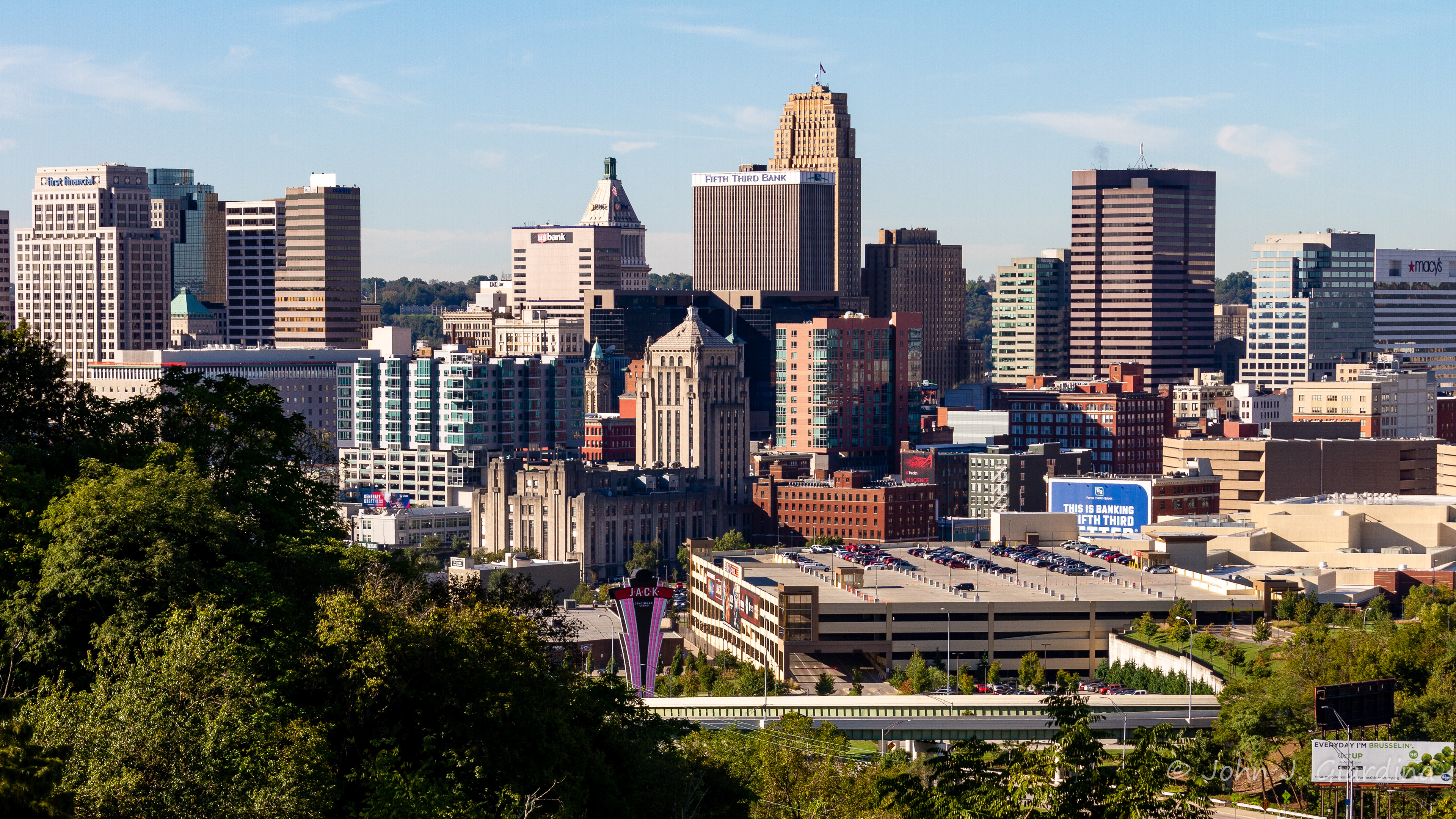 Cincinnati Skyline from Mount Adams