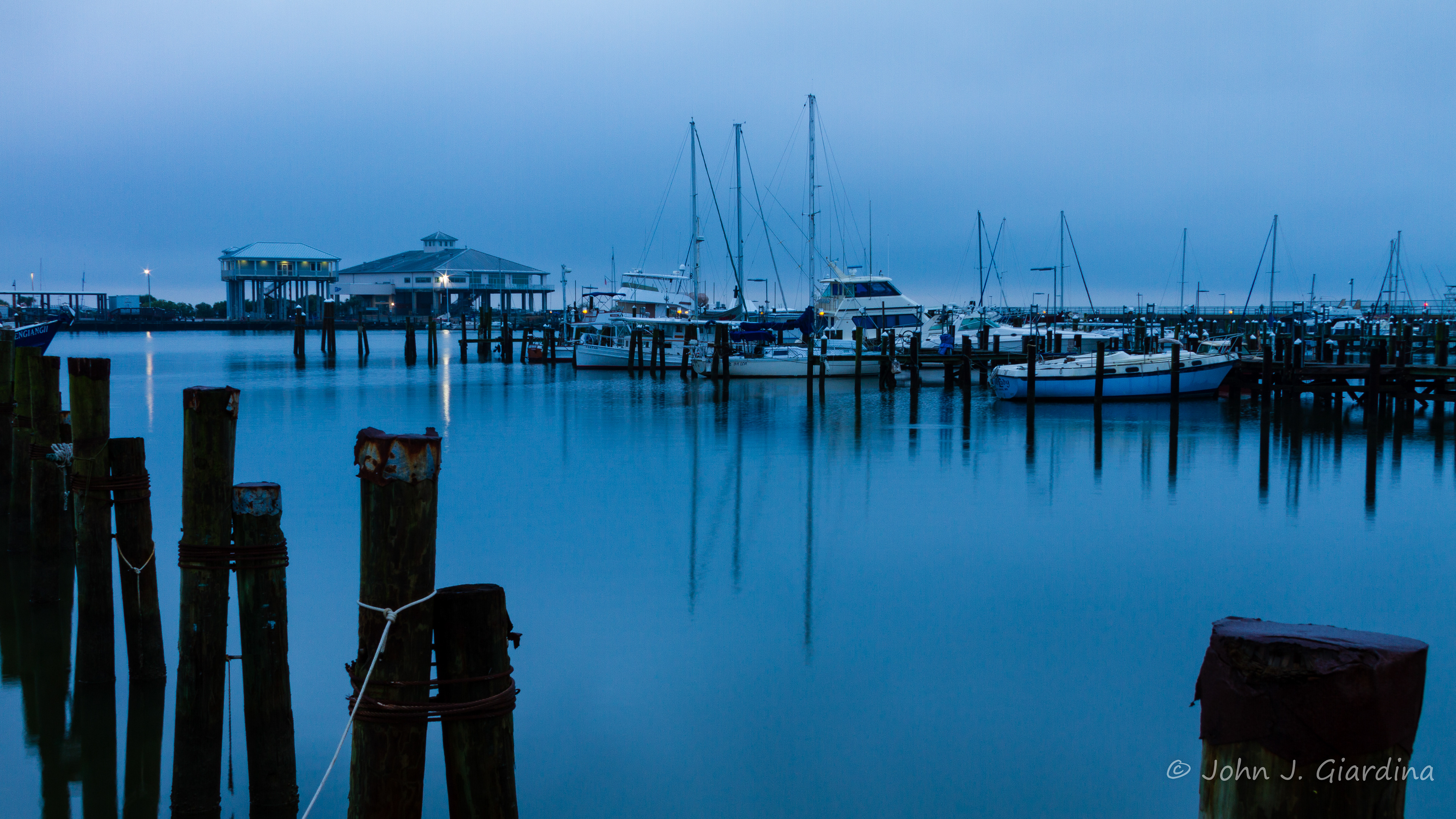 Blue Hour Harbor