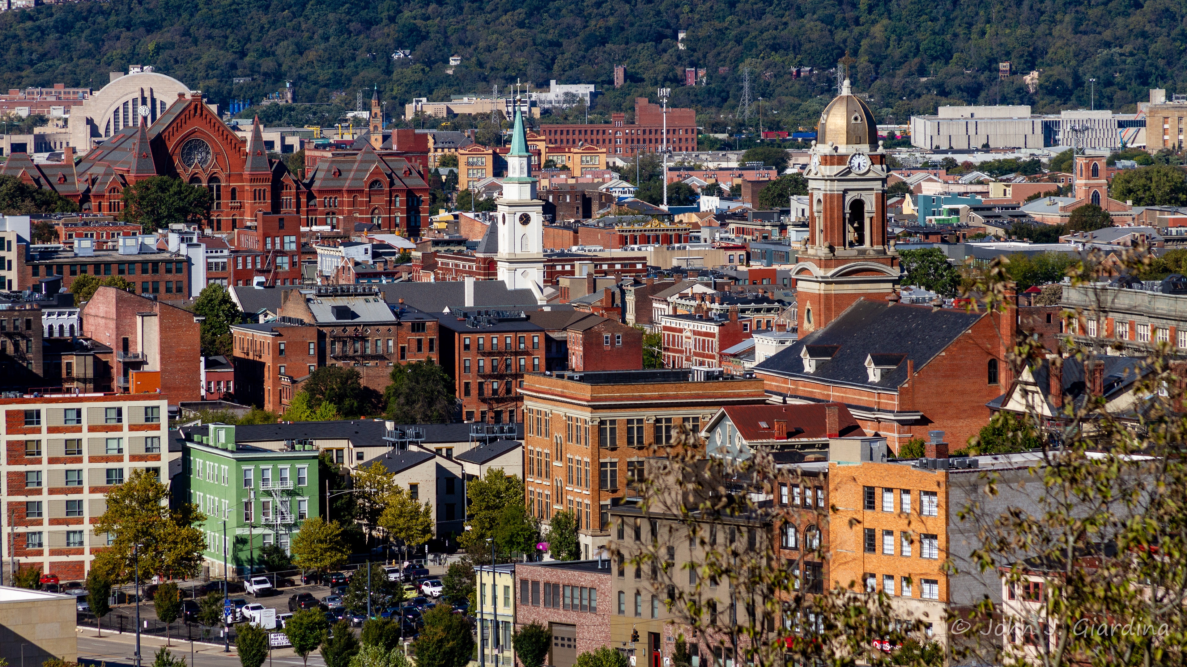 View of Pendleton and Over-the-Rhine Neighborhoods of Cincinnati