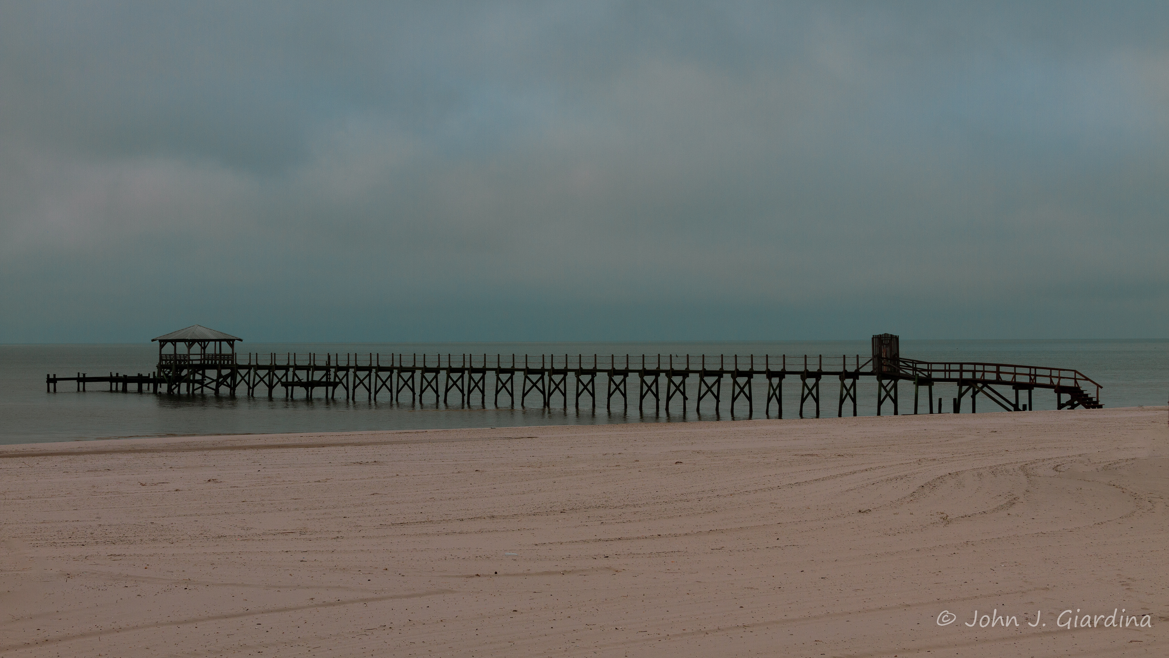 Stormy Sunrise Pier