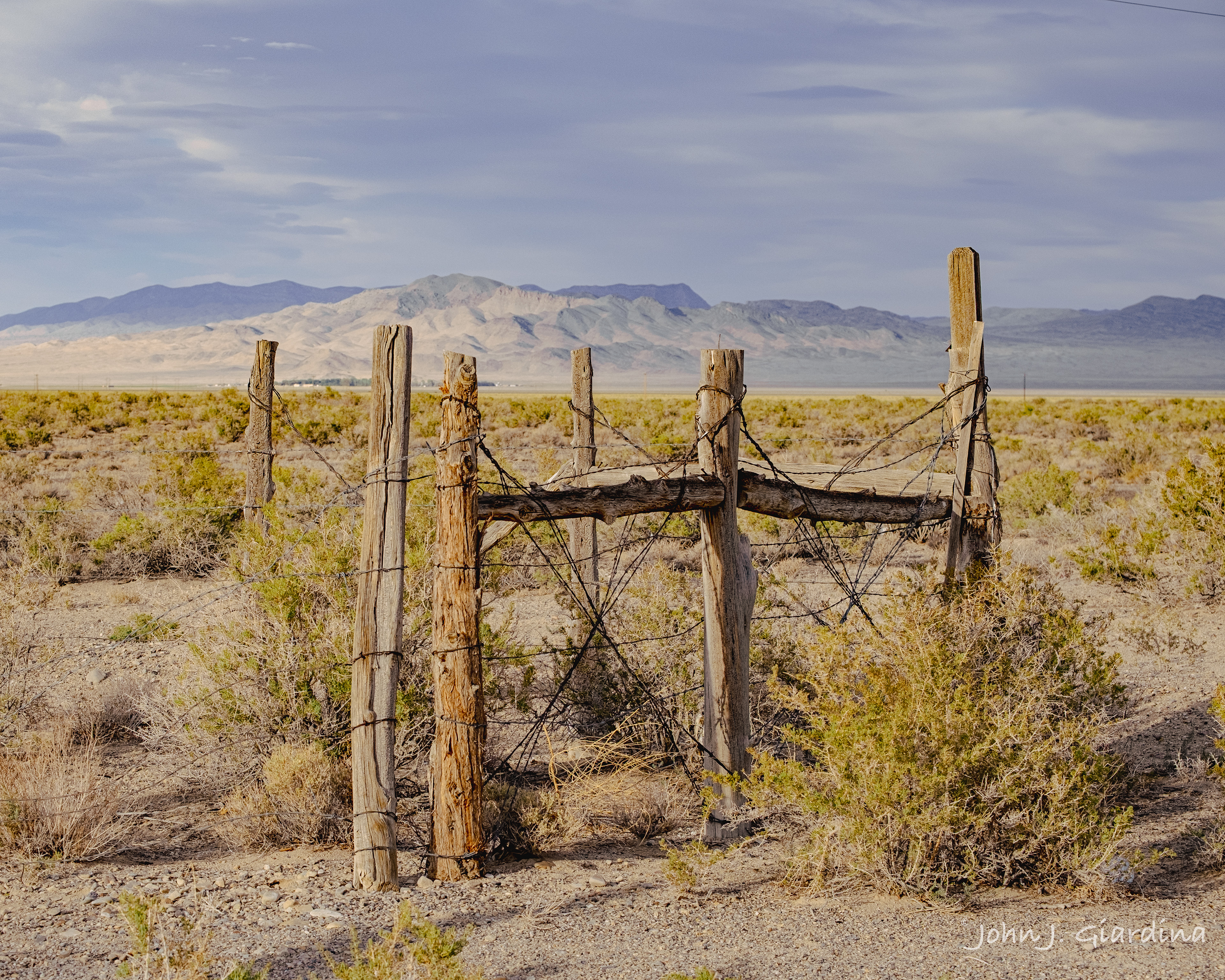 Loneliest Road Fence Posts
