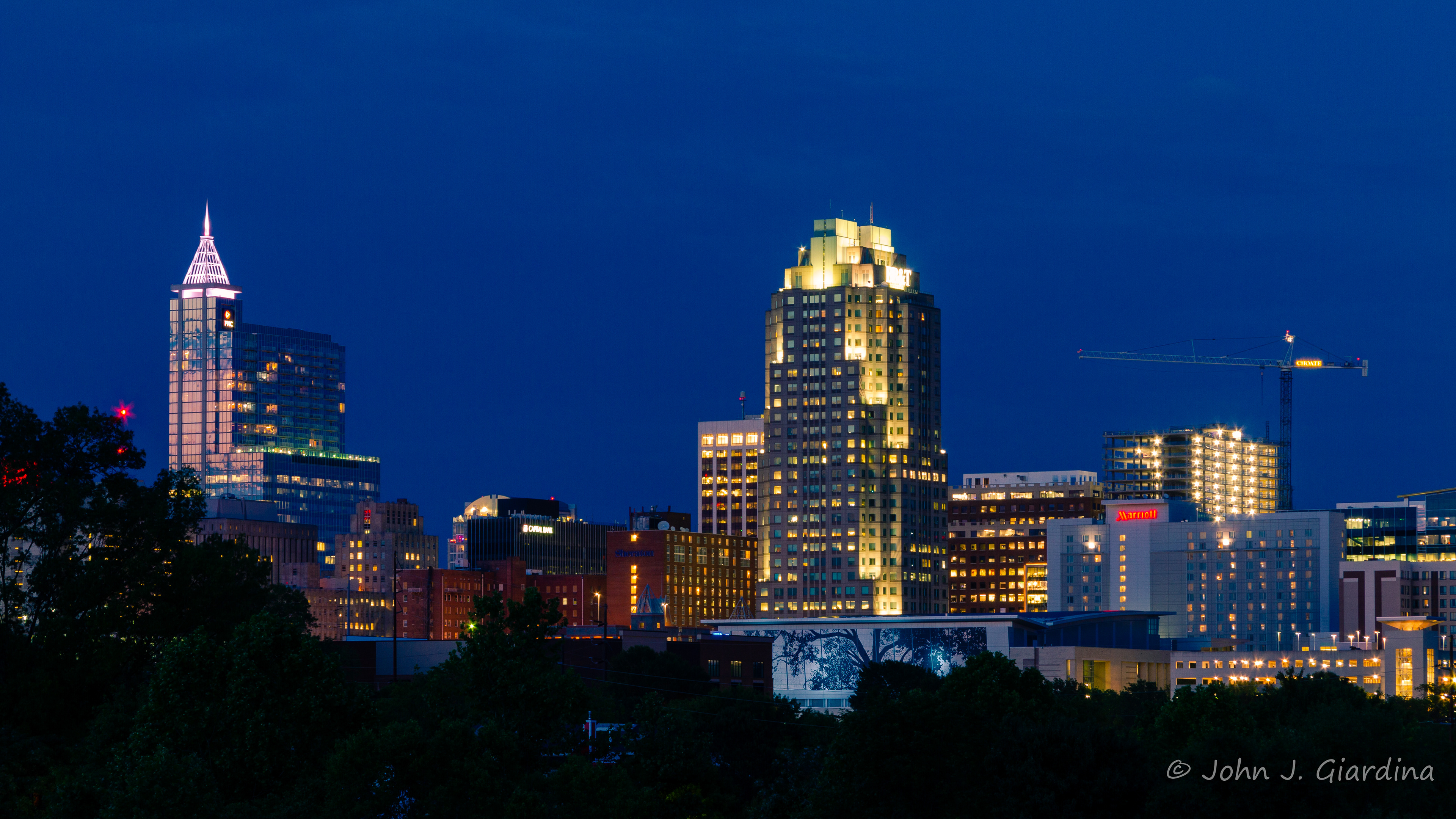 The Capital in the Evening