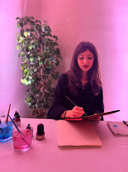 Marina Rinaldi Live Drawing