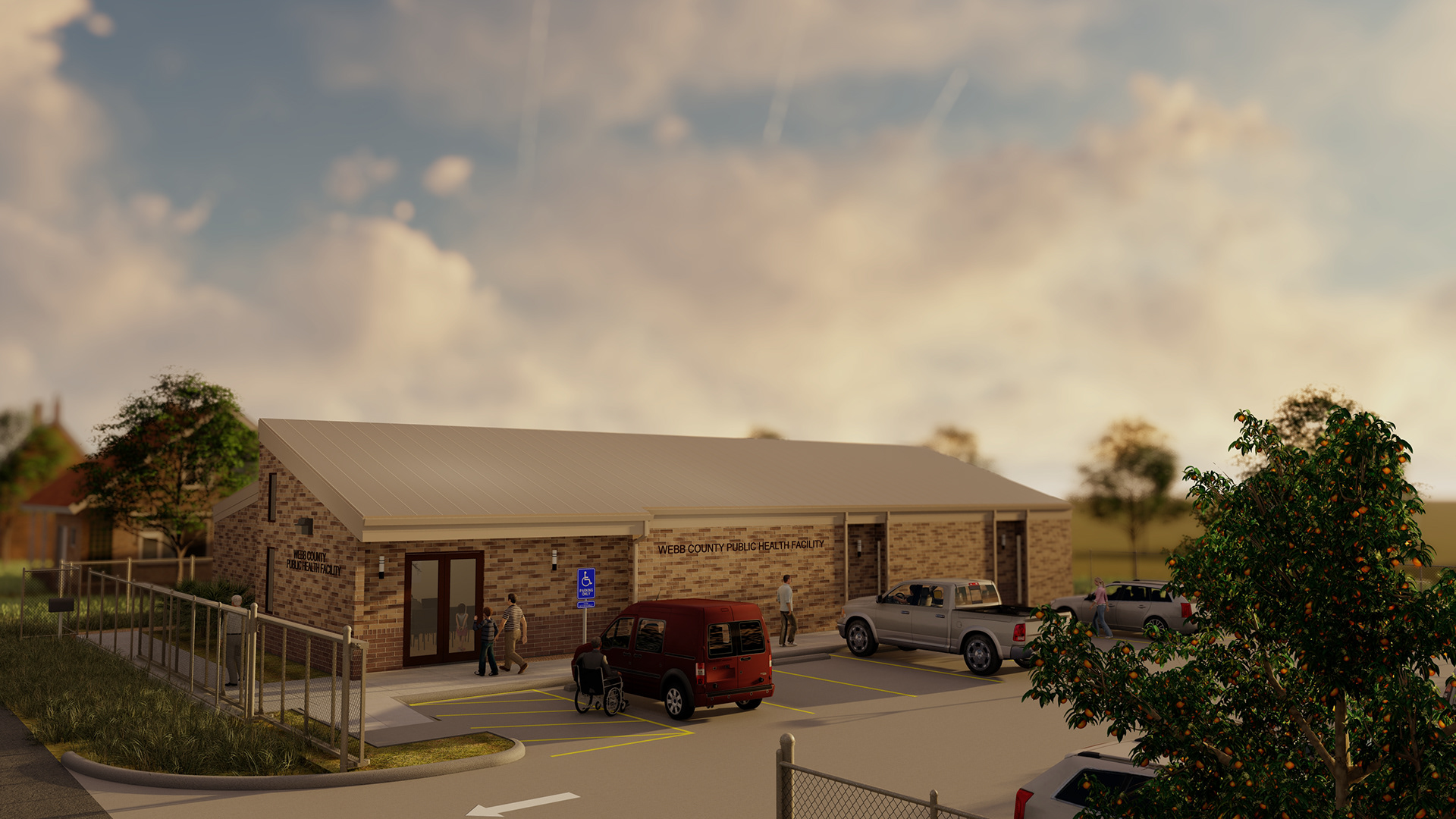 Redline Architecture b County Bruni Public Health Facility