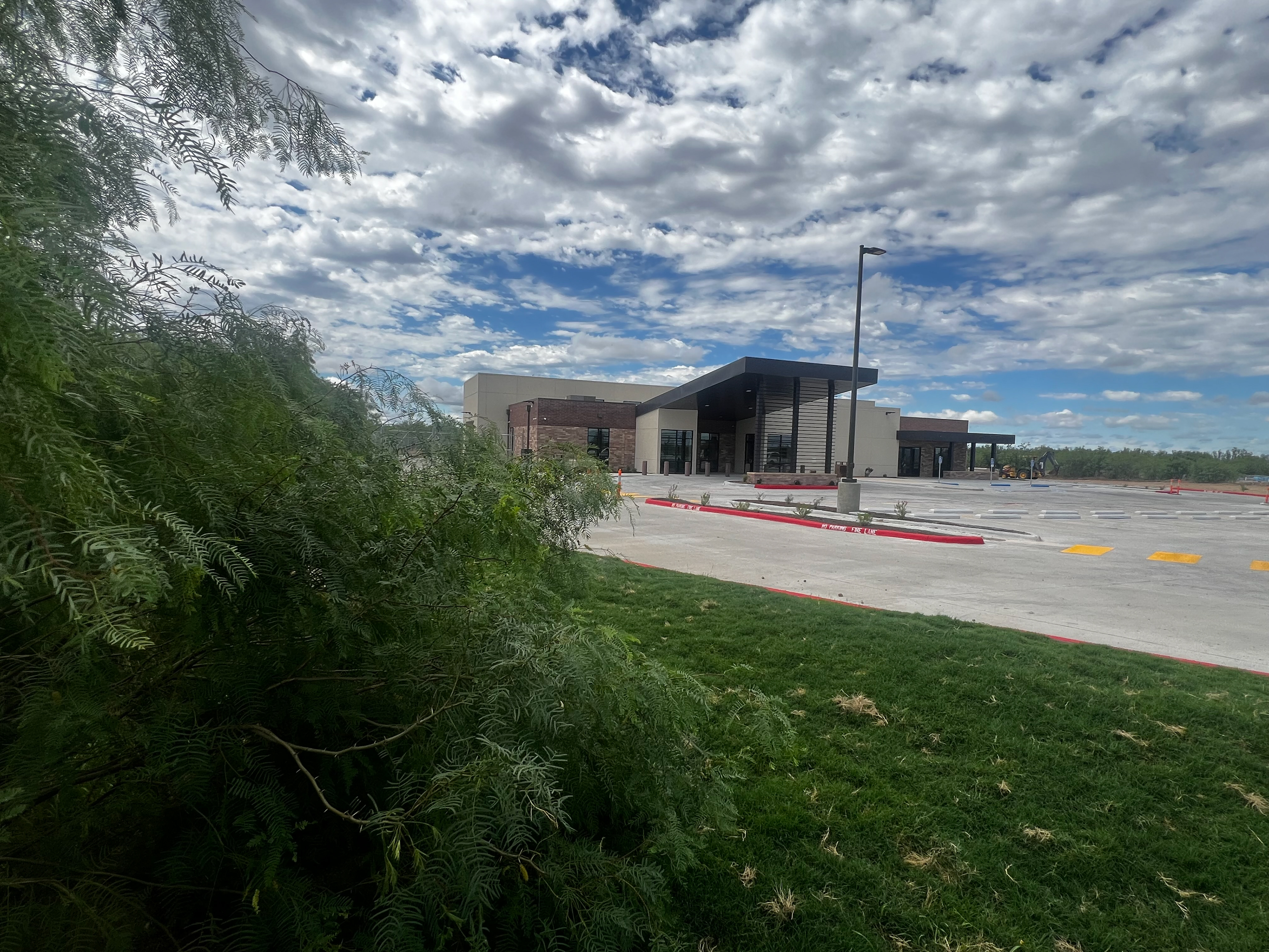 View approaching facility
