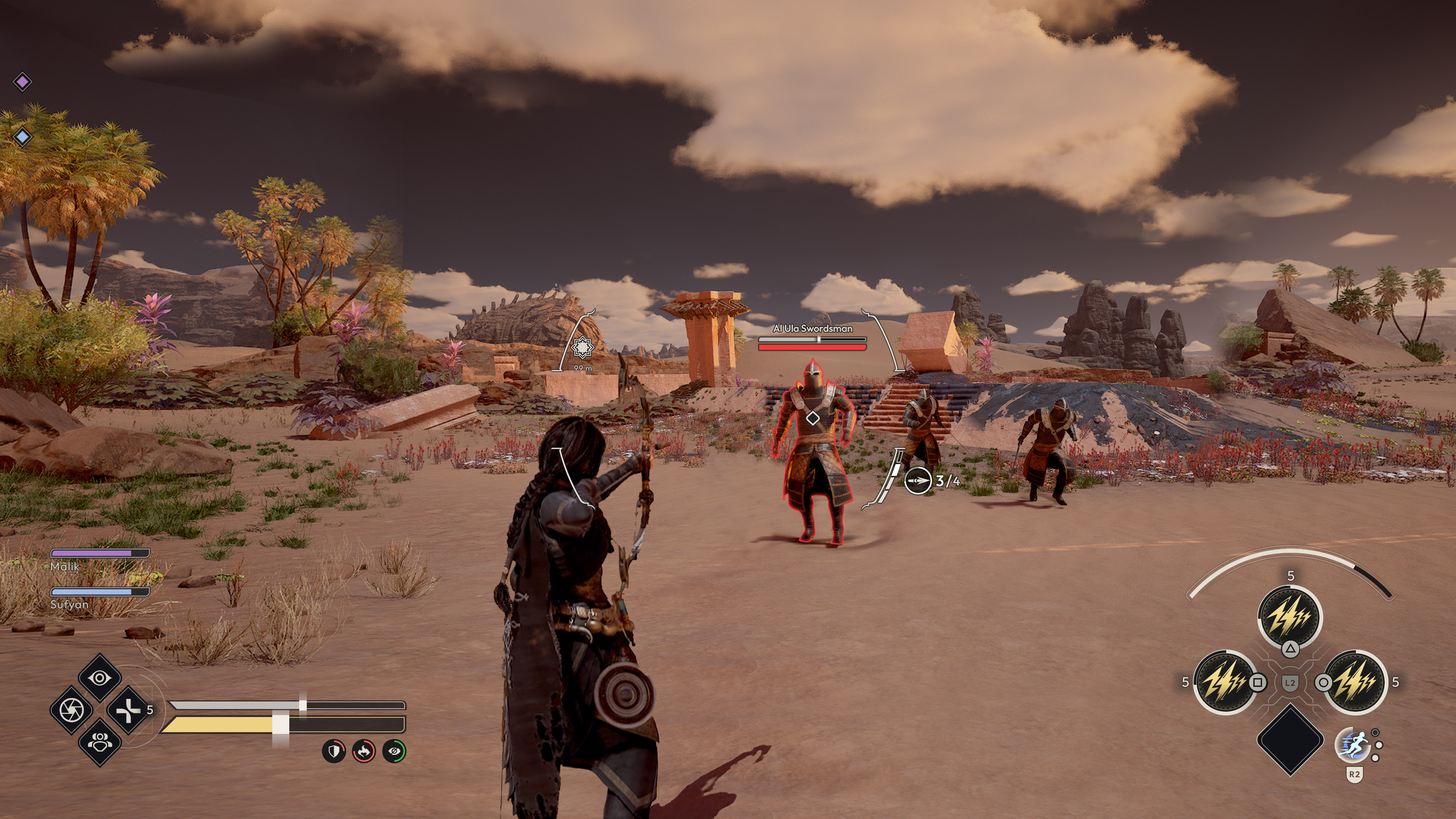 Enemy now has targeting icon attached.