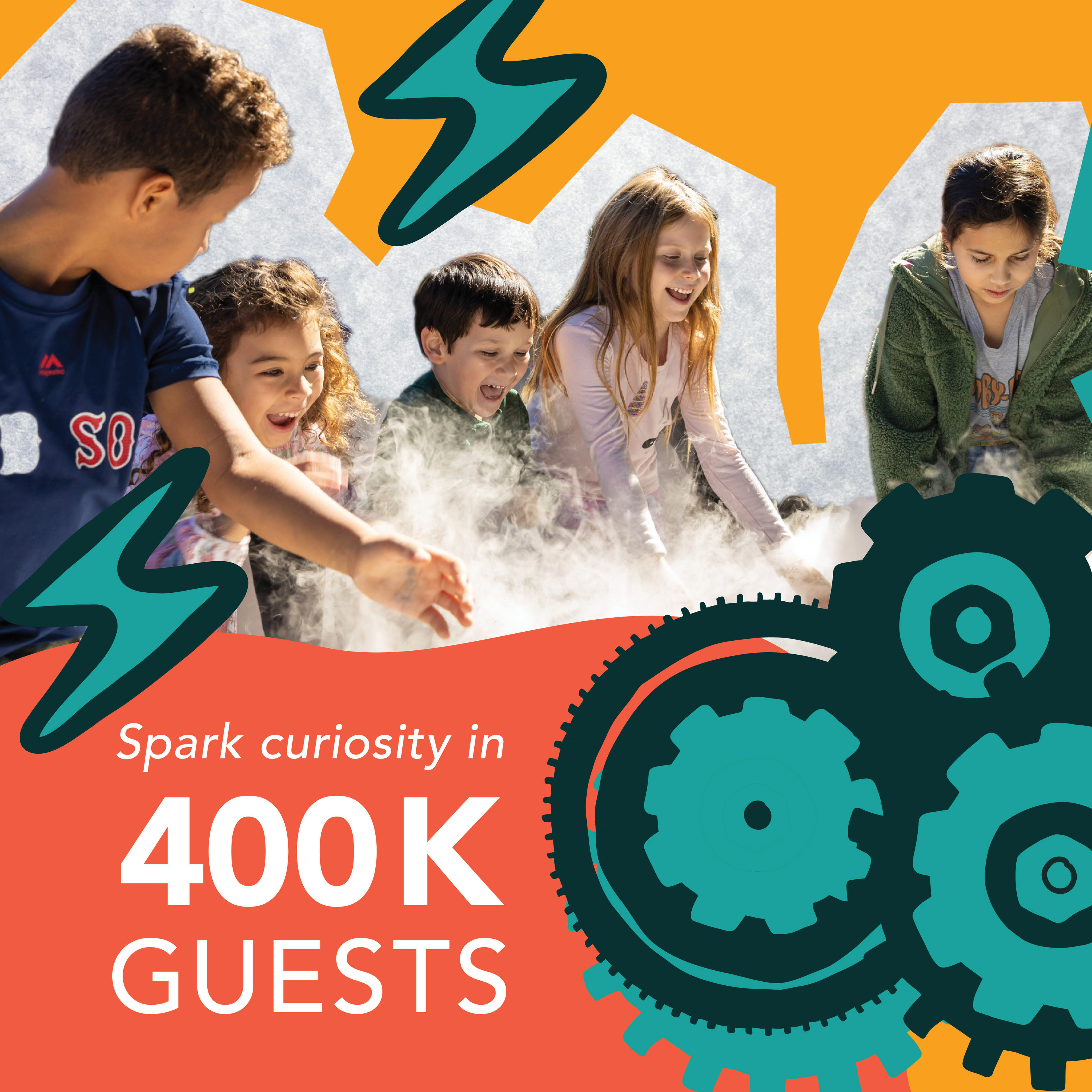 Infographic (3 image carousel) highlighting the museum’s impact to encourage community support.