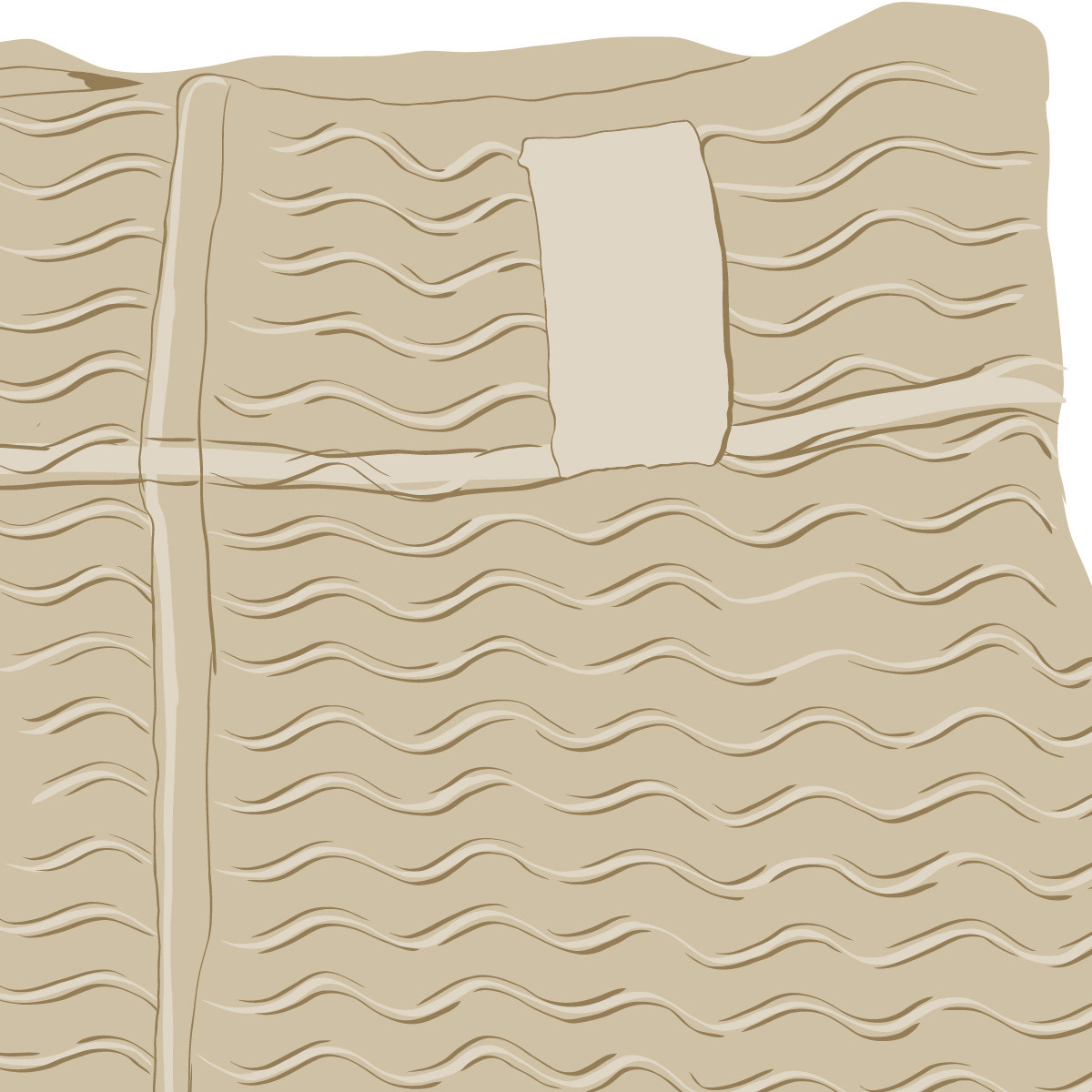 Custom illustration of swimsuit texture