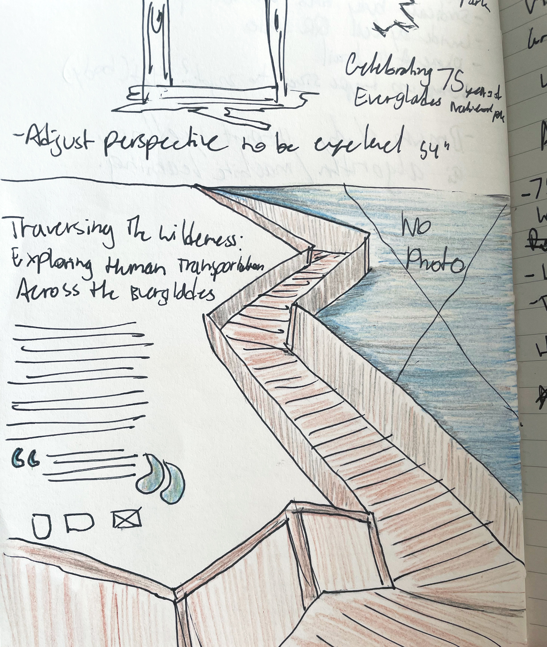 Rough draft concept sketch