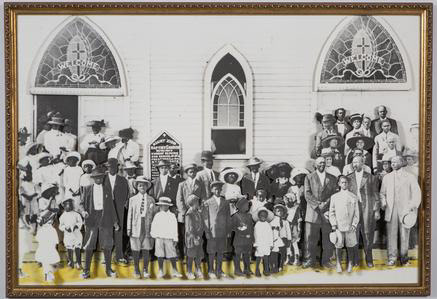 Photo from HistoryMiami Museum Archives of one of South Florida's oldest Baptist churches.