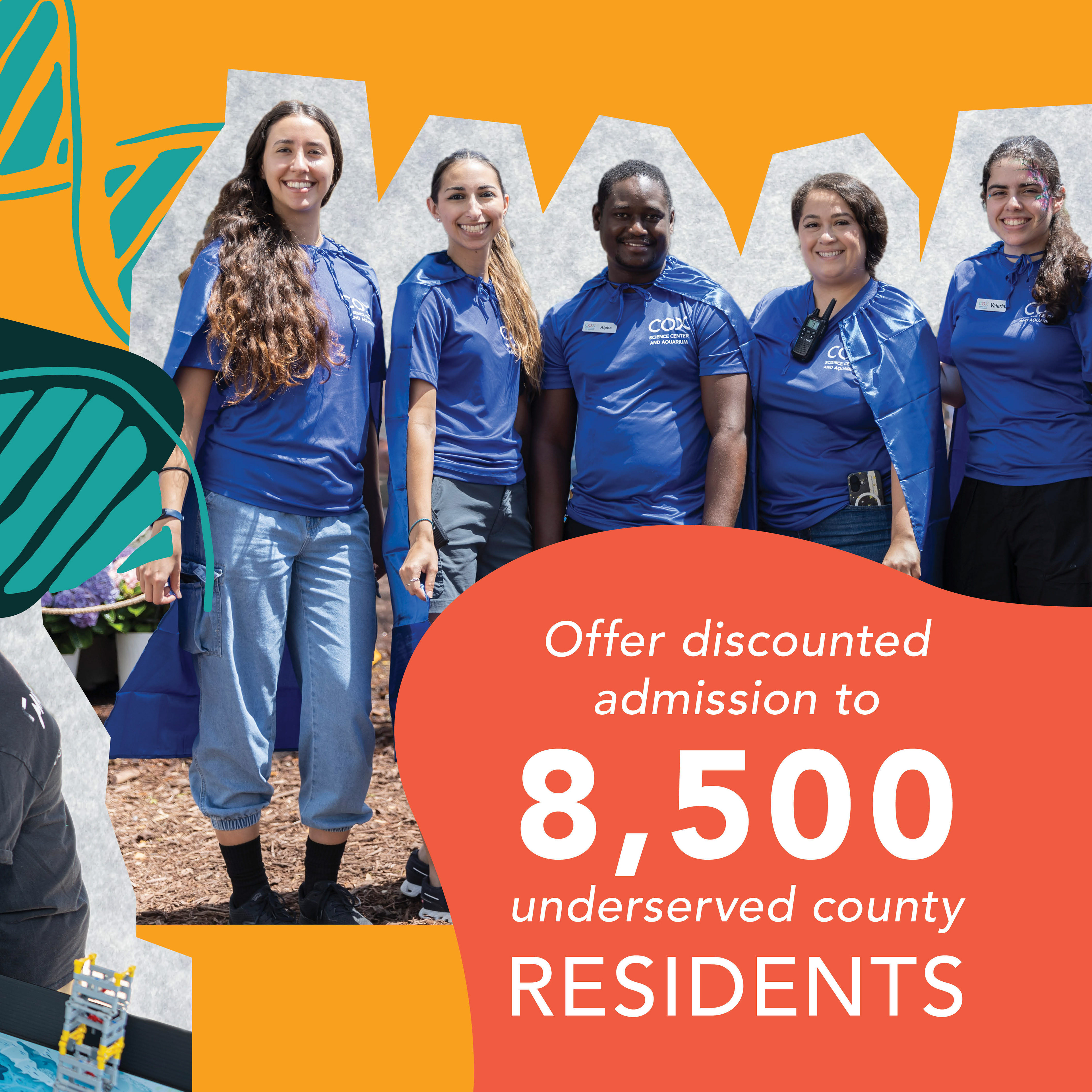 Infographic (3 image carousel) highlighting the museum’s impact to encourage community support.