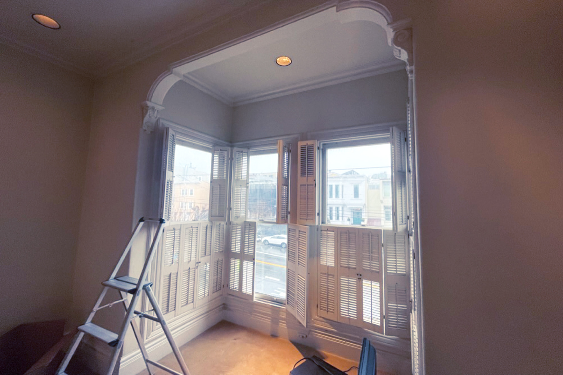 Before: Primary Bedroom Nook
