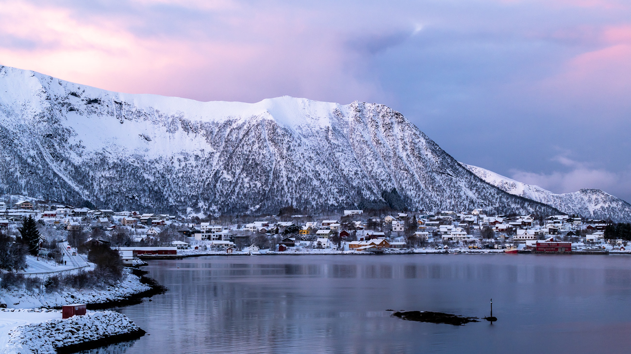 Hammerfest - Norway - View from Hurtigruten MS Trollfjord - Image taken 20-11-23