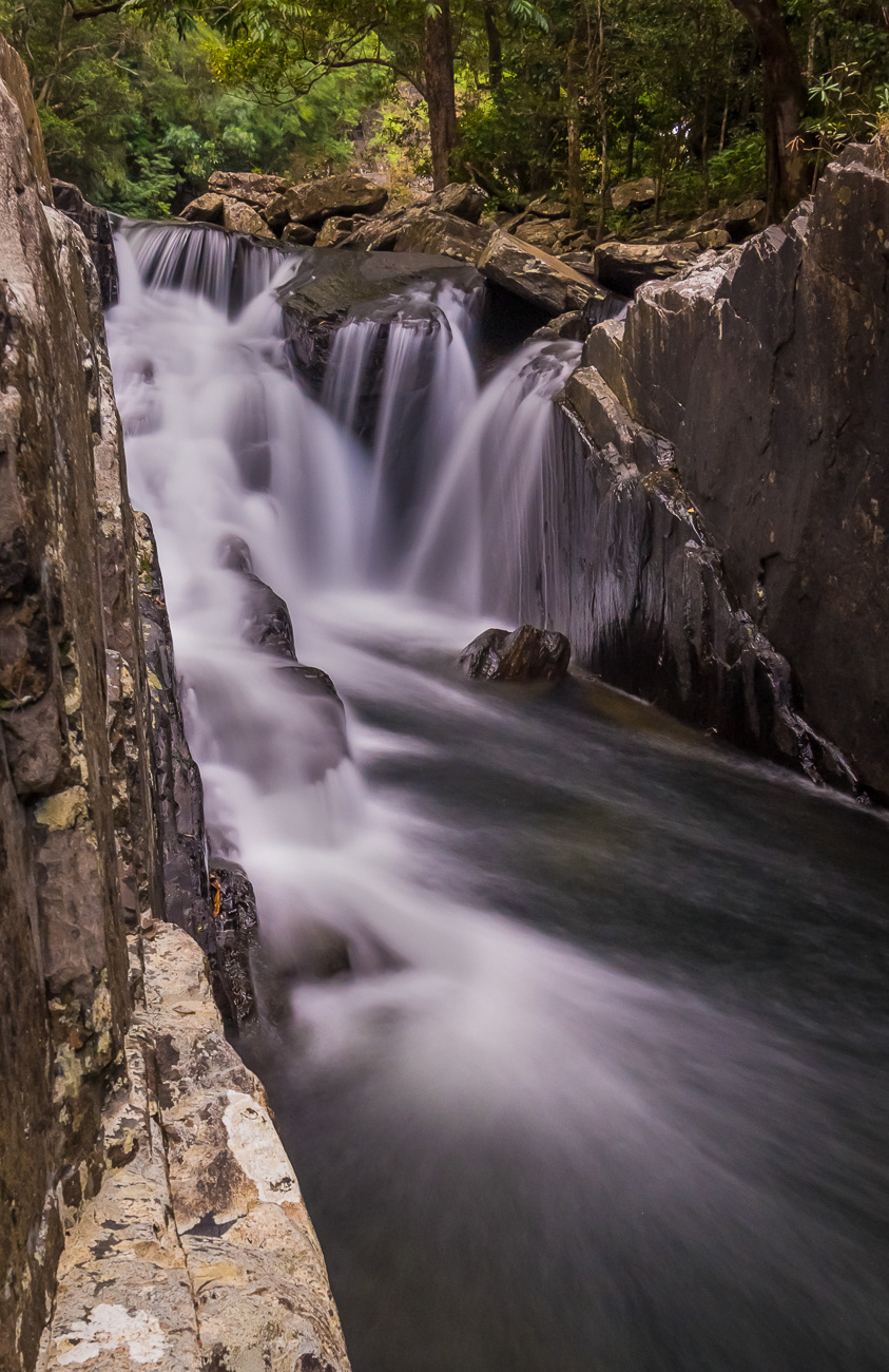 Charming Home Rule Falls - Rossville QLD Australia.  Image taken at the bottom section of Home Rule Falls - Image taken 22-8-22