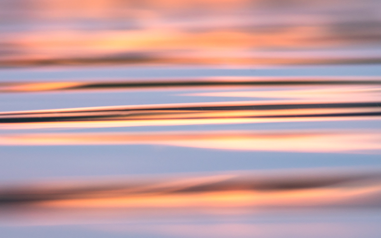 Sunset Reflections - Point Wolstoncroft, Lake Macquarie NSW Australia.  Intentional Camera Movement of sunset reflections - Image taken 17-2-24