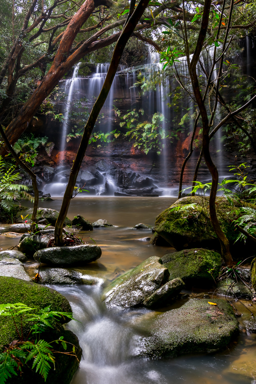 Somersby Falls - Somersby NSW Australia.  A beautiful walk leads you to numerous waterfalls which are magical after rain - Image taken 13-10-18