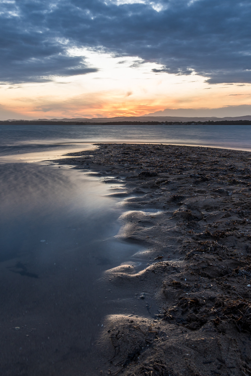 Moody Moment - Shingle Splitters Point, Balcolyn, Lake Macquarie NSW Australia.  Moody sunset at Shingle Splitters - Image taken 28-9-21