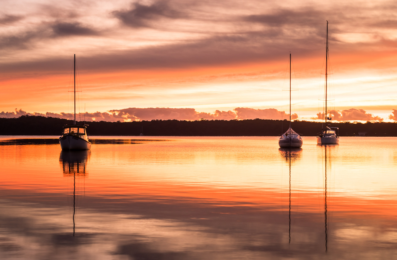 Sunrise Serenity - Sunshine, Lake Macquarie NSW Australia.  Serenity captured at sunrise - Image taken 22-12-22