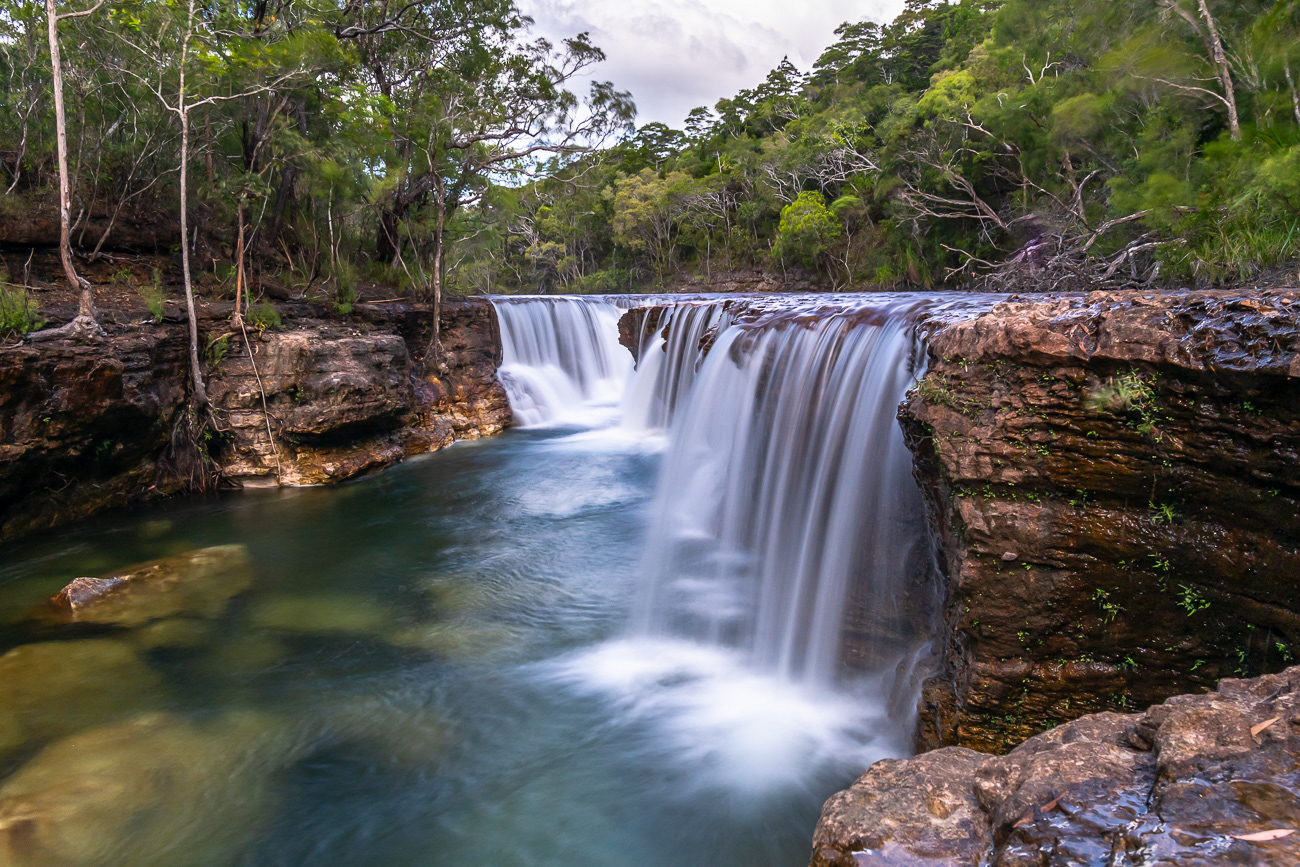 Waterfall Winsomeness - Elliot Falls, Cape York Peninsula QLD Australia.  One of the stunning waterfalls in the Cape York Peninsula - Image taken 6-8-23