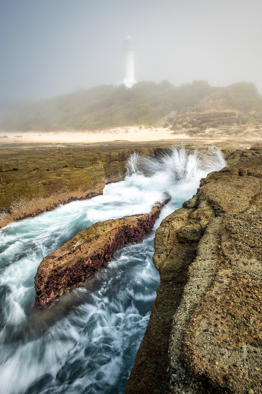 Sunrise Sea Fog - Norah Head NSW Australia.  Sea fog lingered until 11am on this day - Image taken 19-3-23