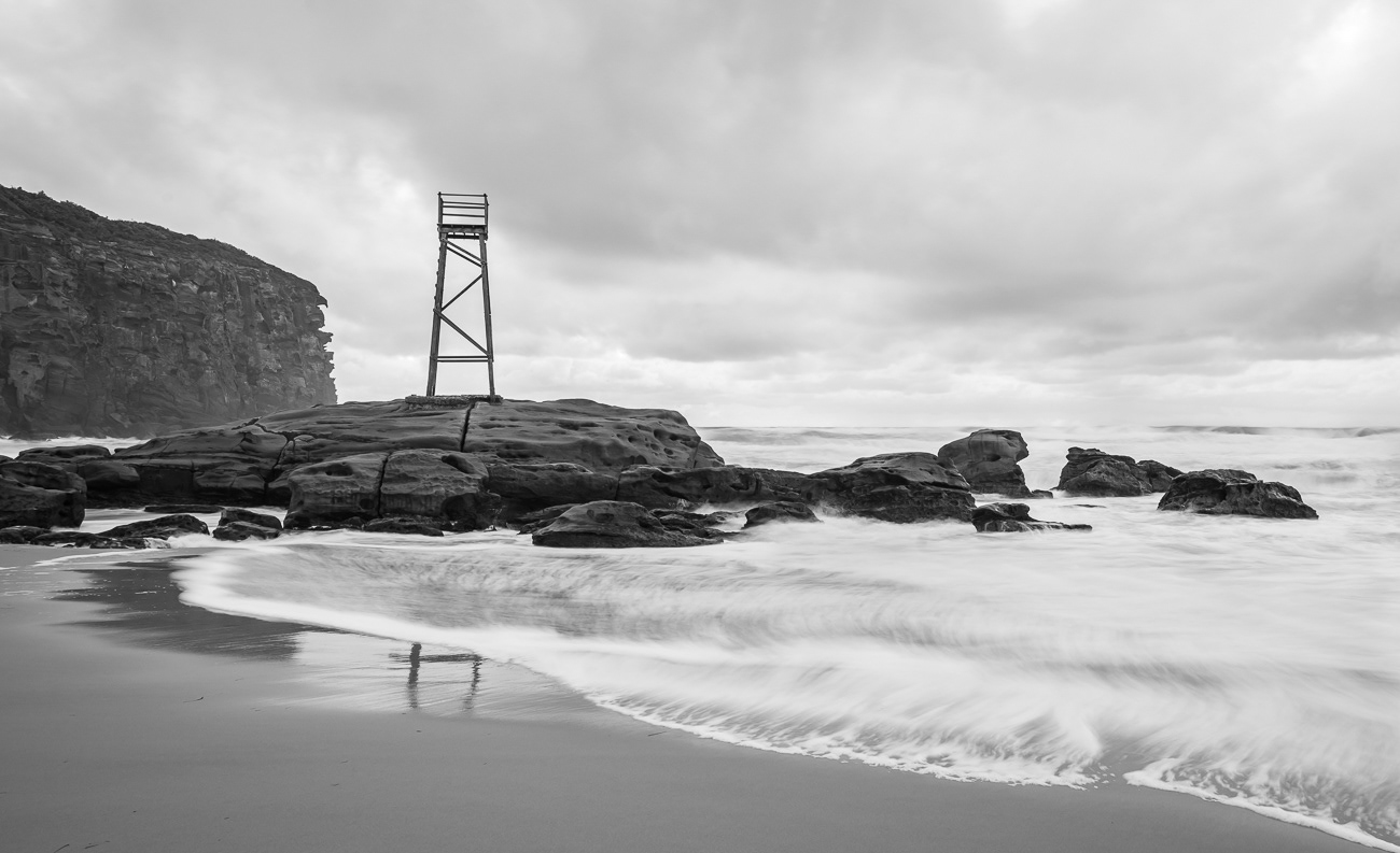 Moody Sunrise - Redhead Beach NSW Australia.  Cloudy sunrise at Redhead Beach - Image taken 17-12-22