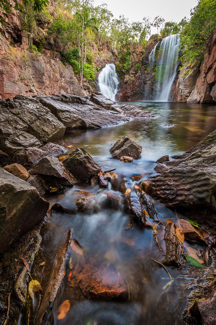 Florence Falls - Litchfield National Park NT Australia.  Such stunning falls and well worth the numerous steps down to experience a refreshing dip - Image taken 14-5-21