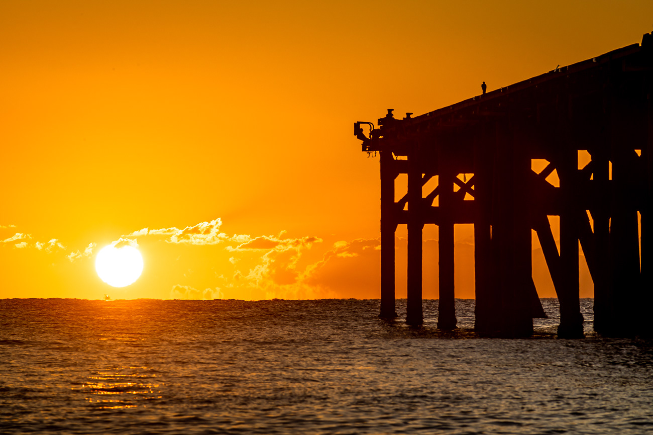 Golden Glow - Catherine Hill Bay NSW Australia.  Golden glow on sunrise at the jetty - Image taken 10-6-23