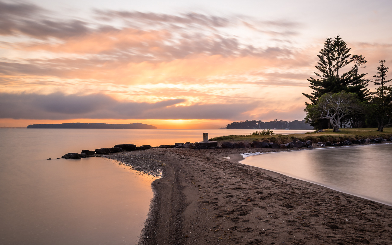 Serene Shingle Splitters - Shingle Splitters, Balcolyn, Lake Macquarie NSW Australia.  A hint of colour on a misty morning - Image taken 13-11-22