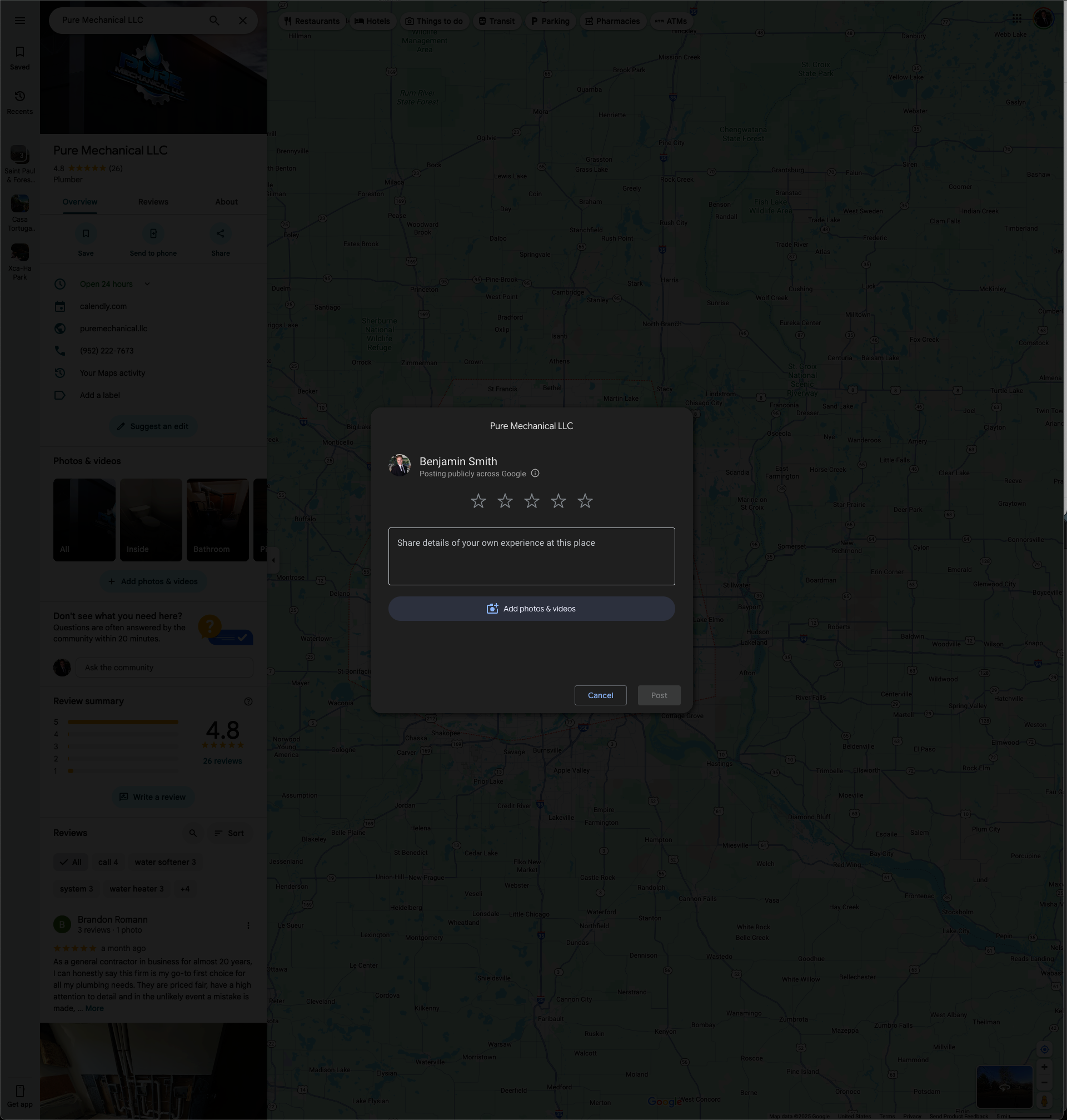 Google Business Page Creation + Integration
