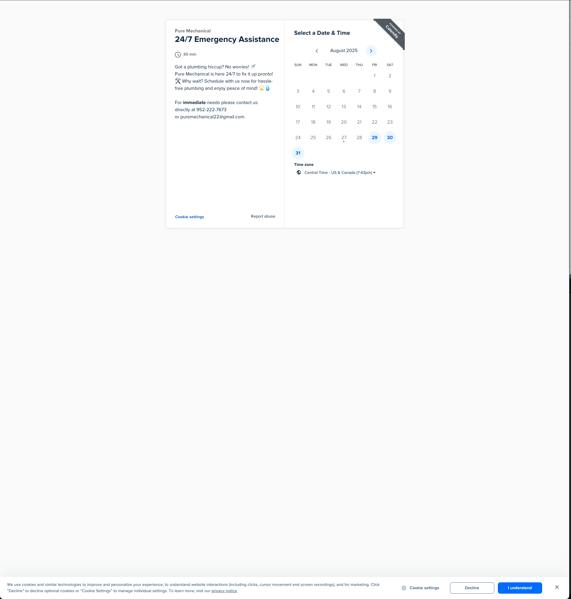 Calendly Creation + Integration