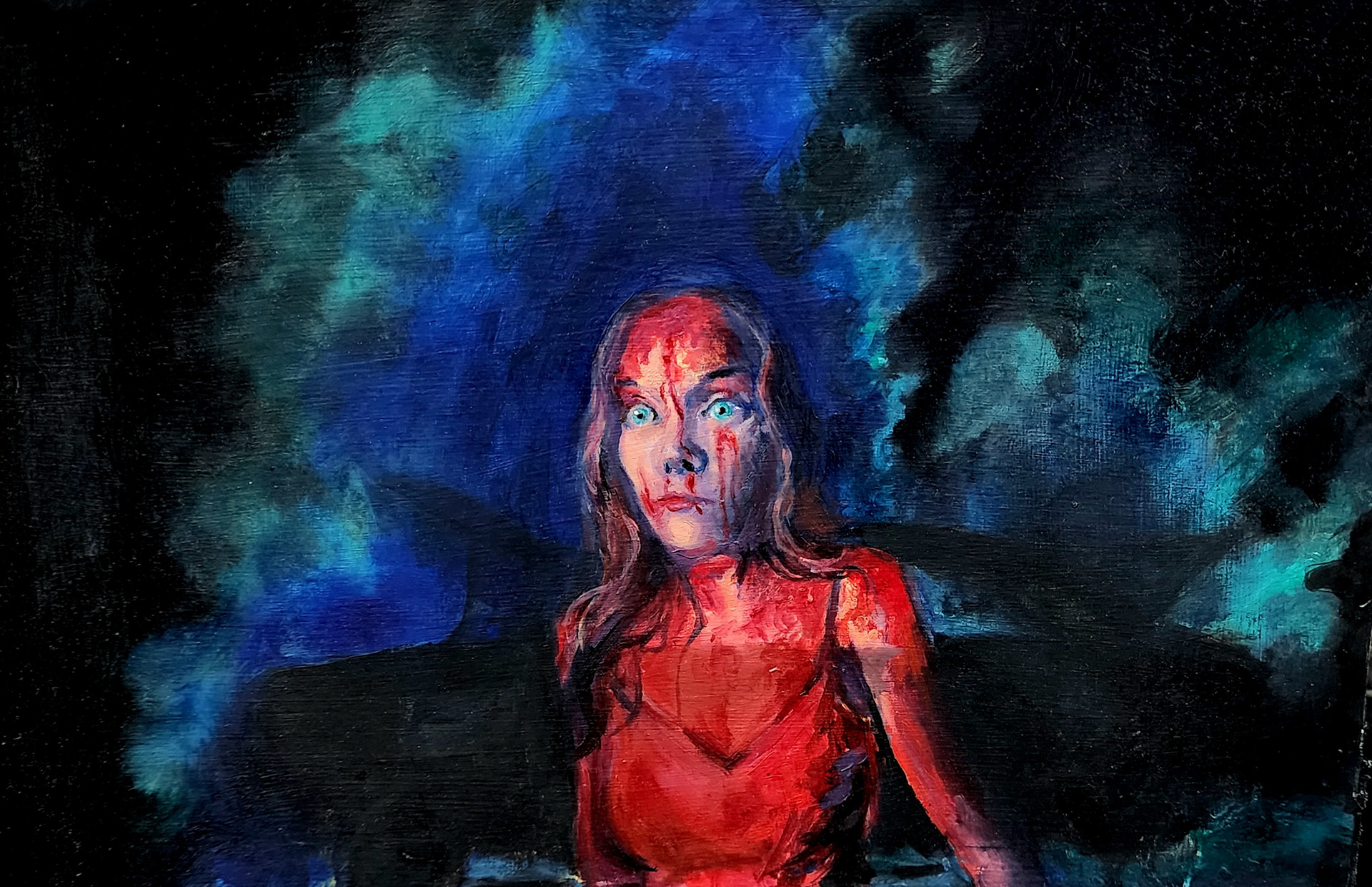 Carrie (2020) oil 
