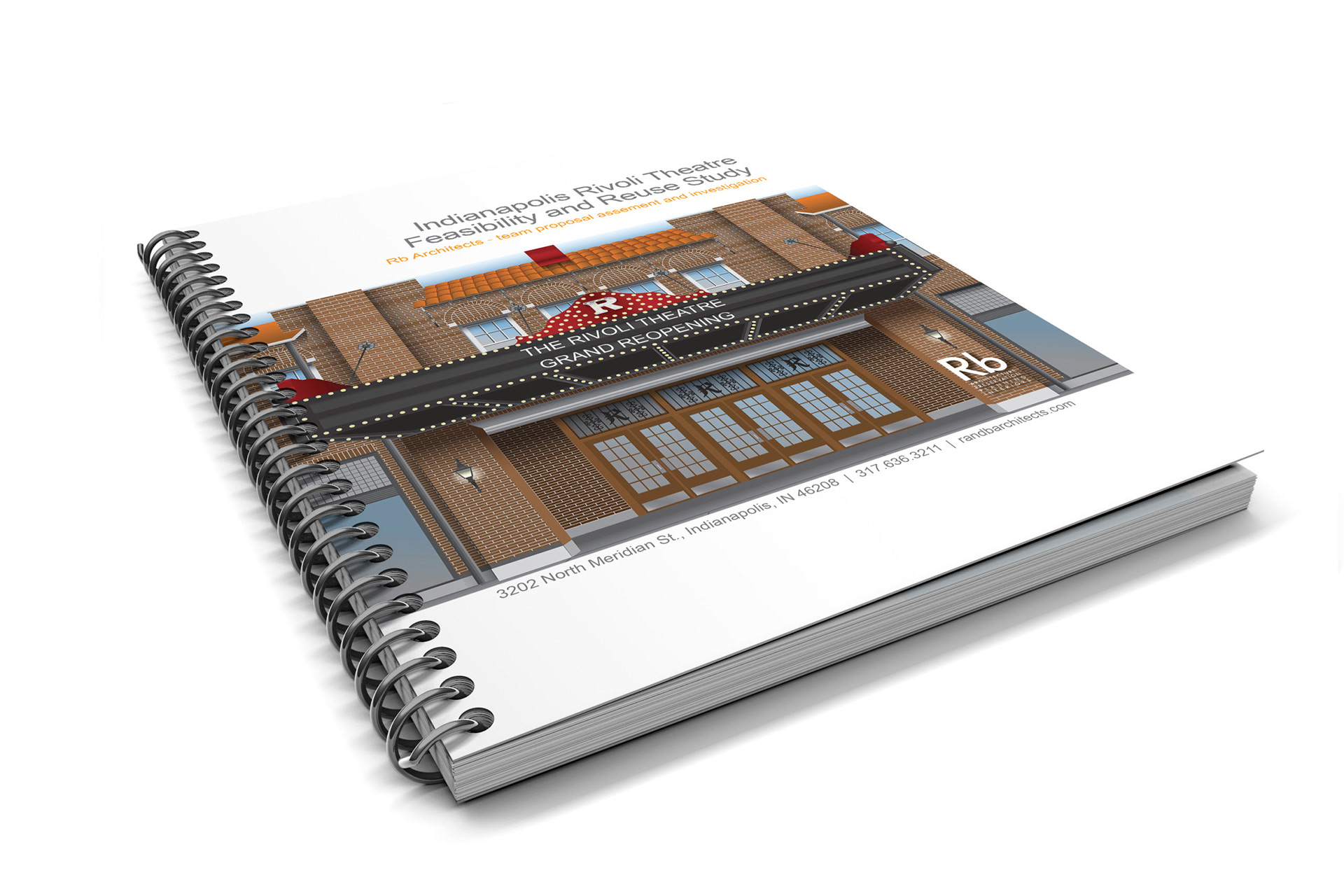 Theatre renovation request for proposal with spiral binding