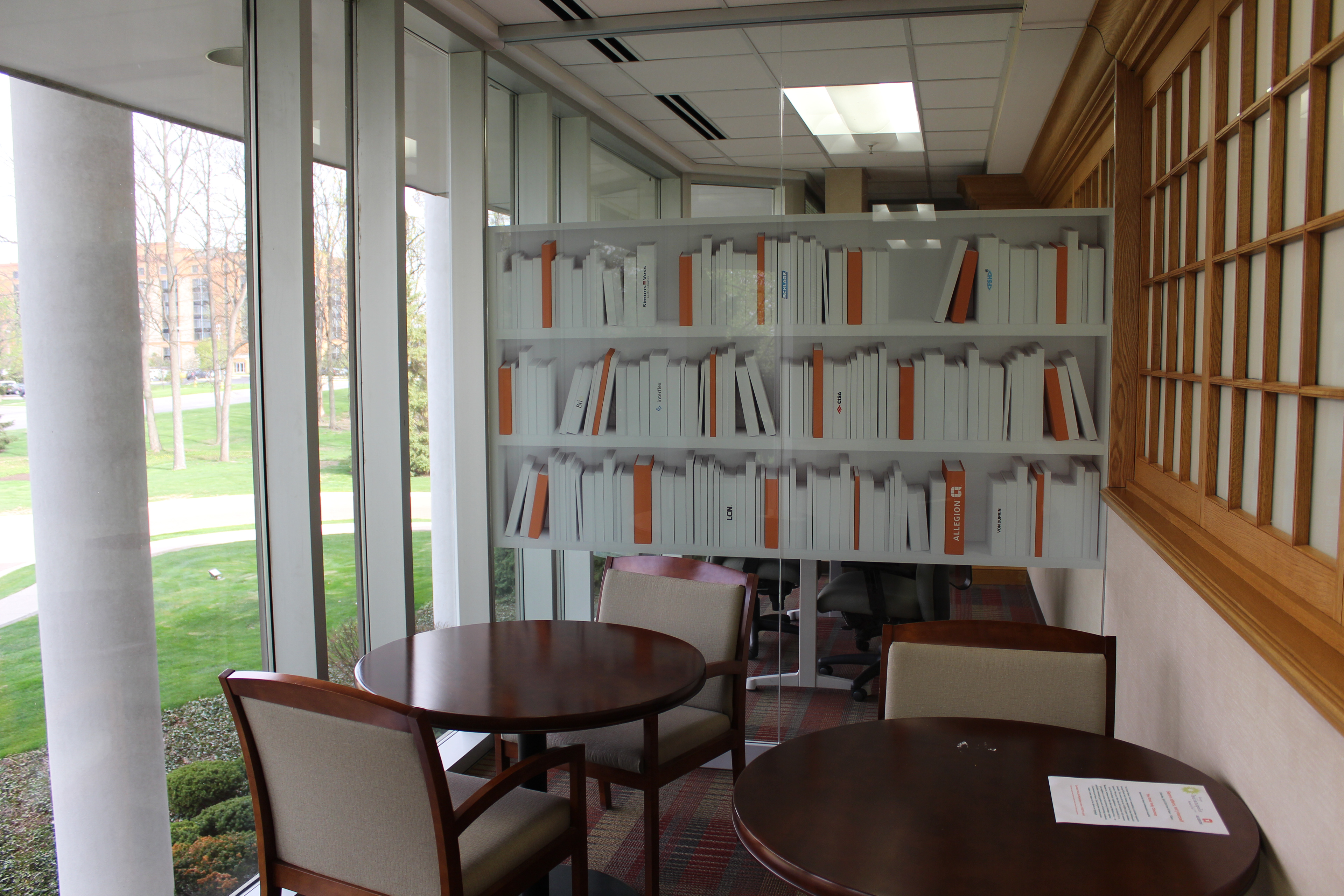Allegion privacy panels featuring brands