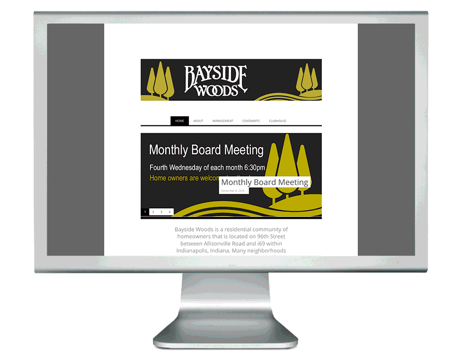 Bayside Woods website
